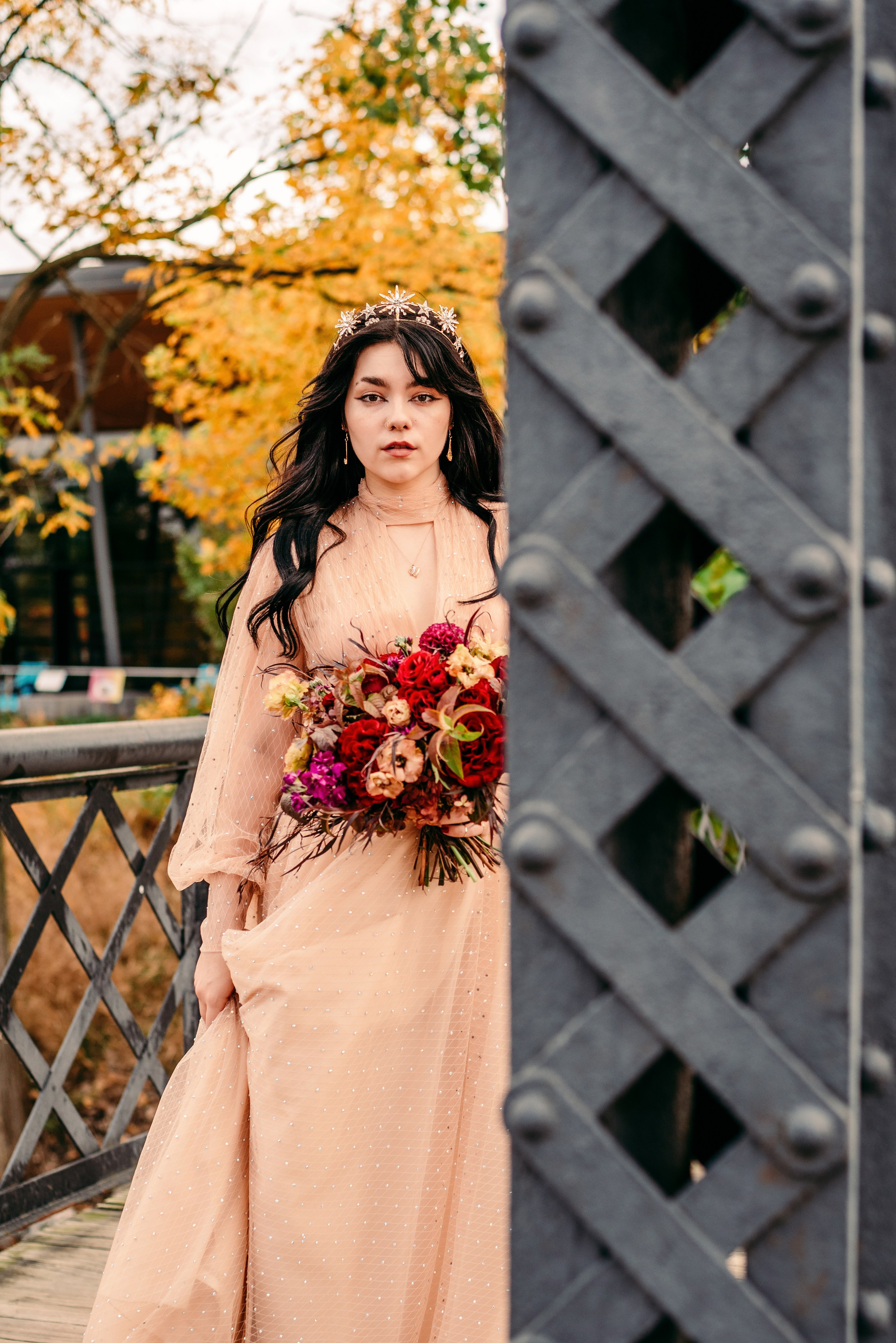 Bold & Dramatic Wedding at The Paper Mill on The Landing | Fort Wayne Wedding Photographer. Alexandria Danielle Photography | Fort Wayne & Indianapolis Wedding Photographer