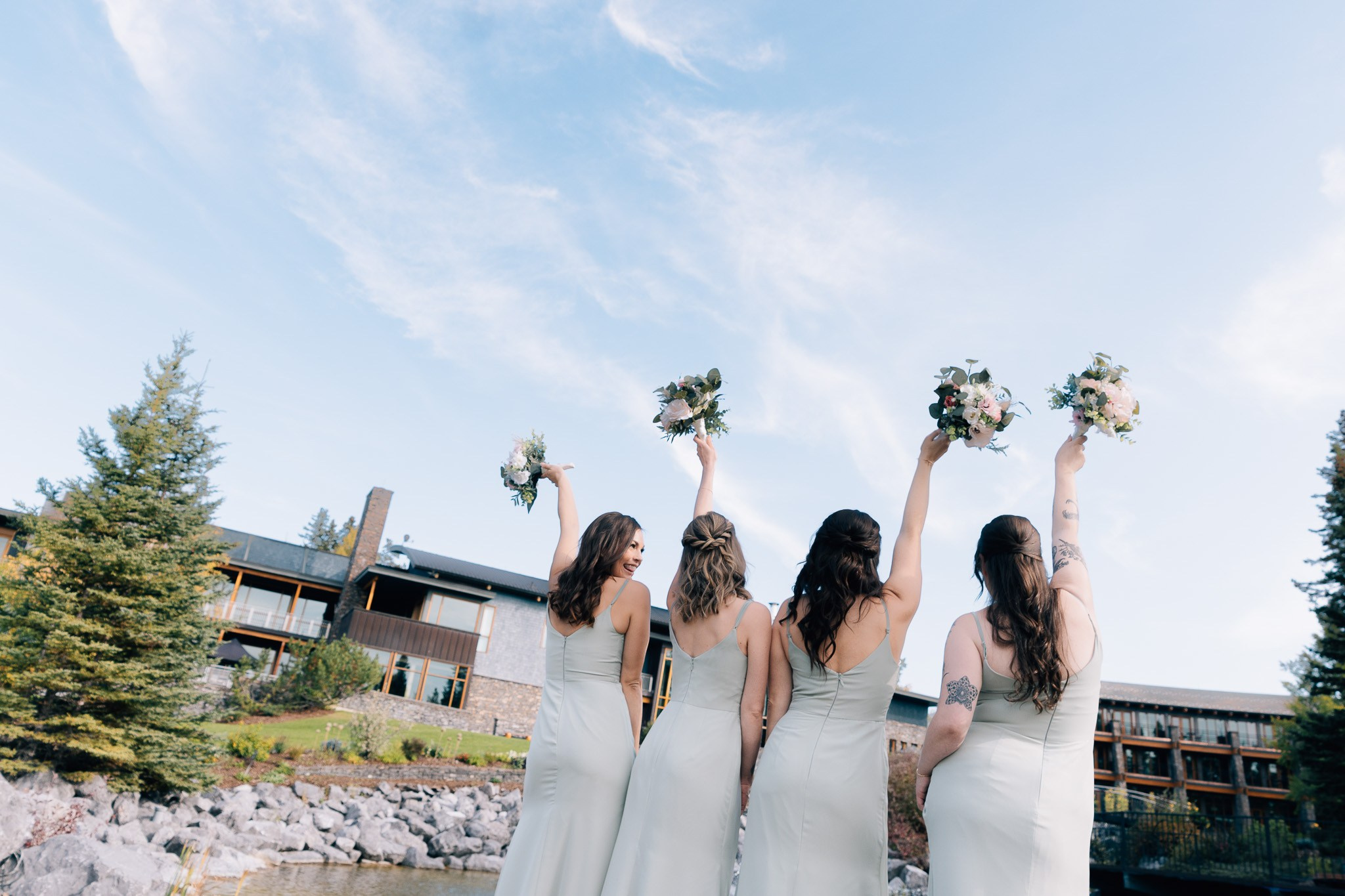 Wedding in a Bragg Creek, Alberta