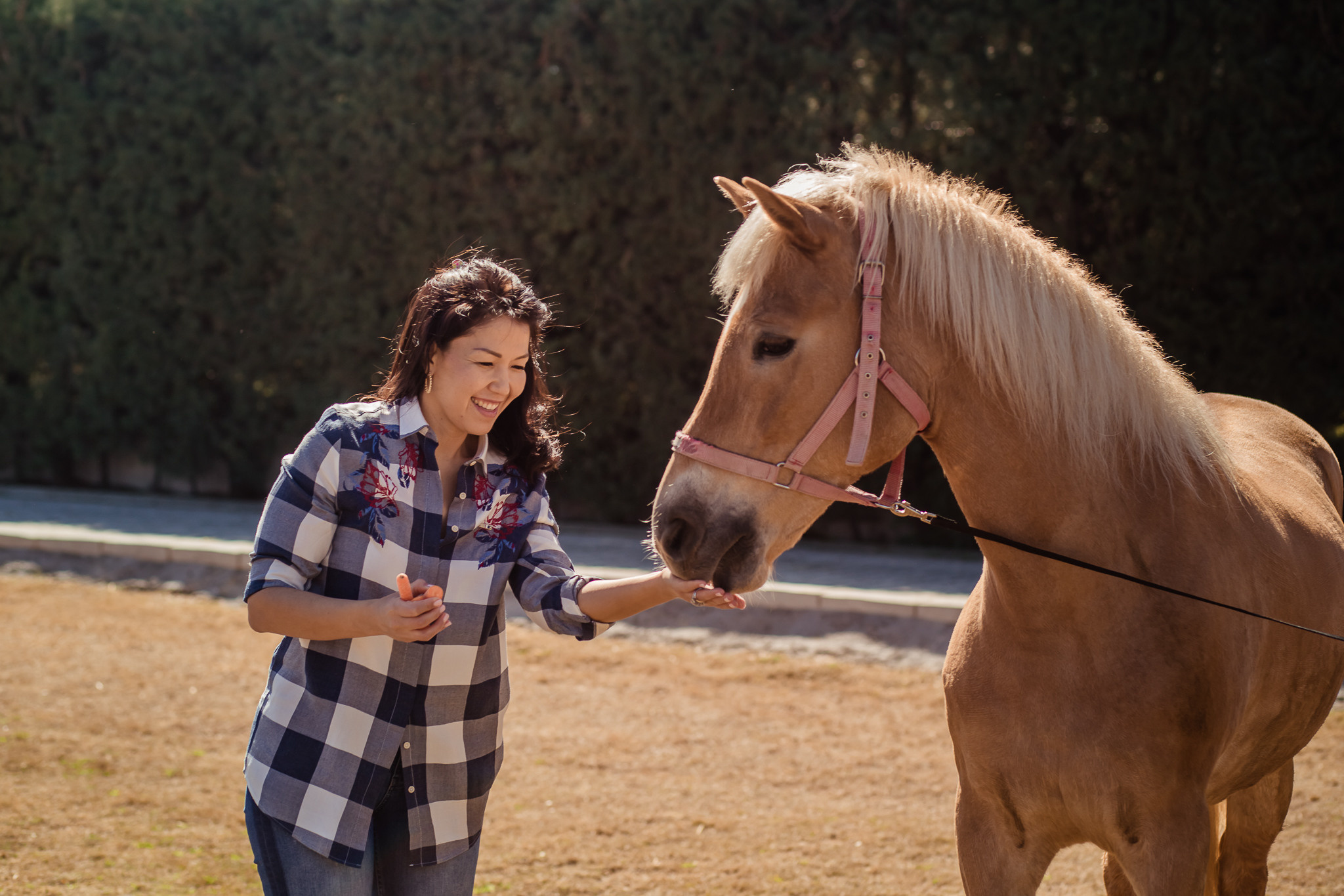 Family photo session on a farm in Urla