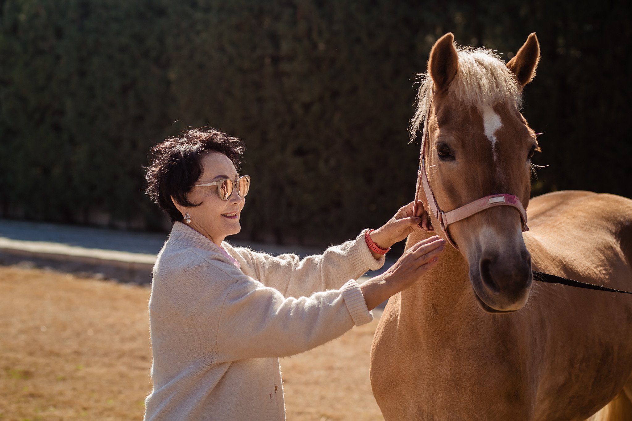 Family photo session on a farm in Urla
