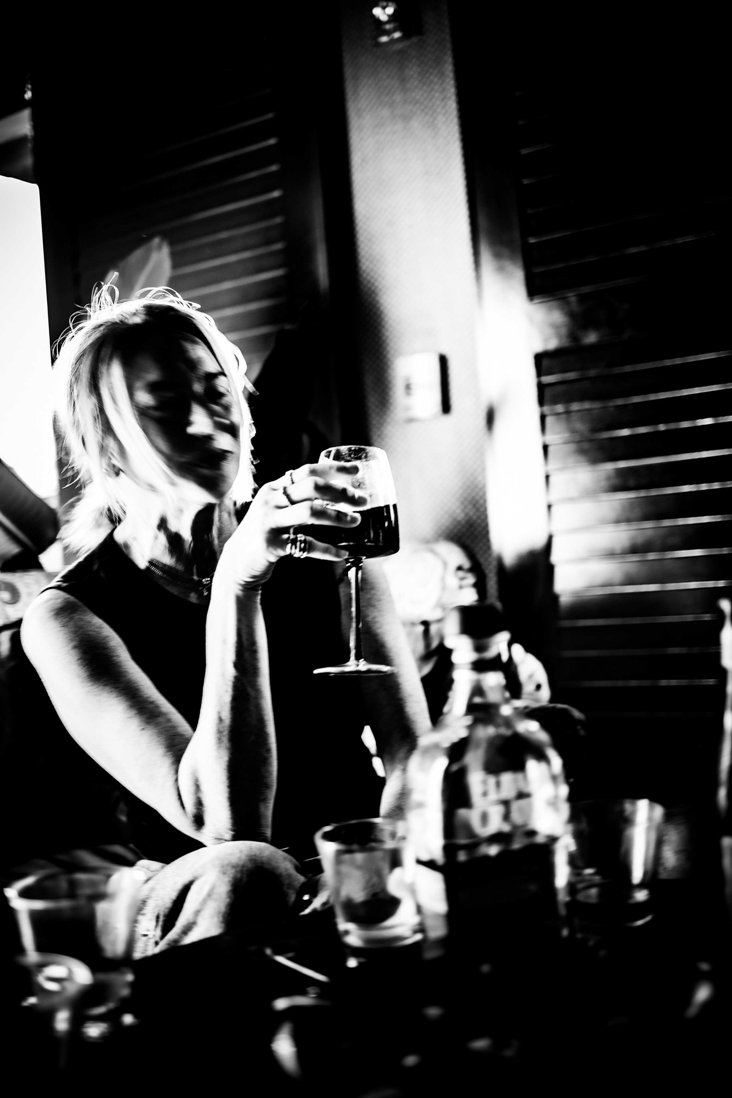 Burn Black and White Series. Out and About 239