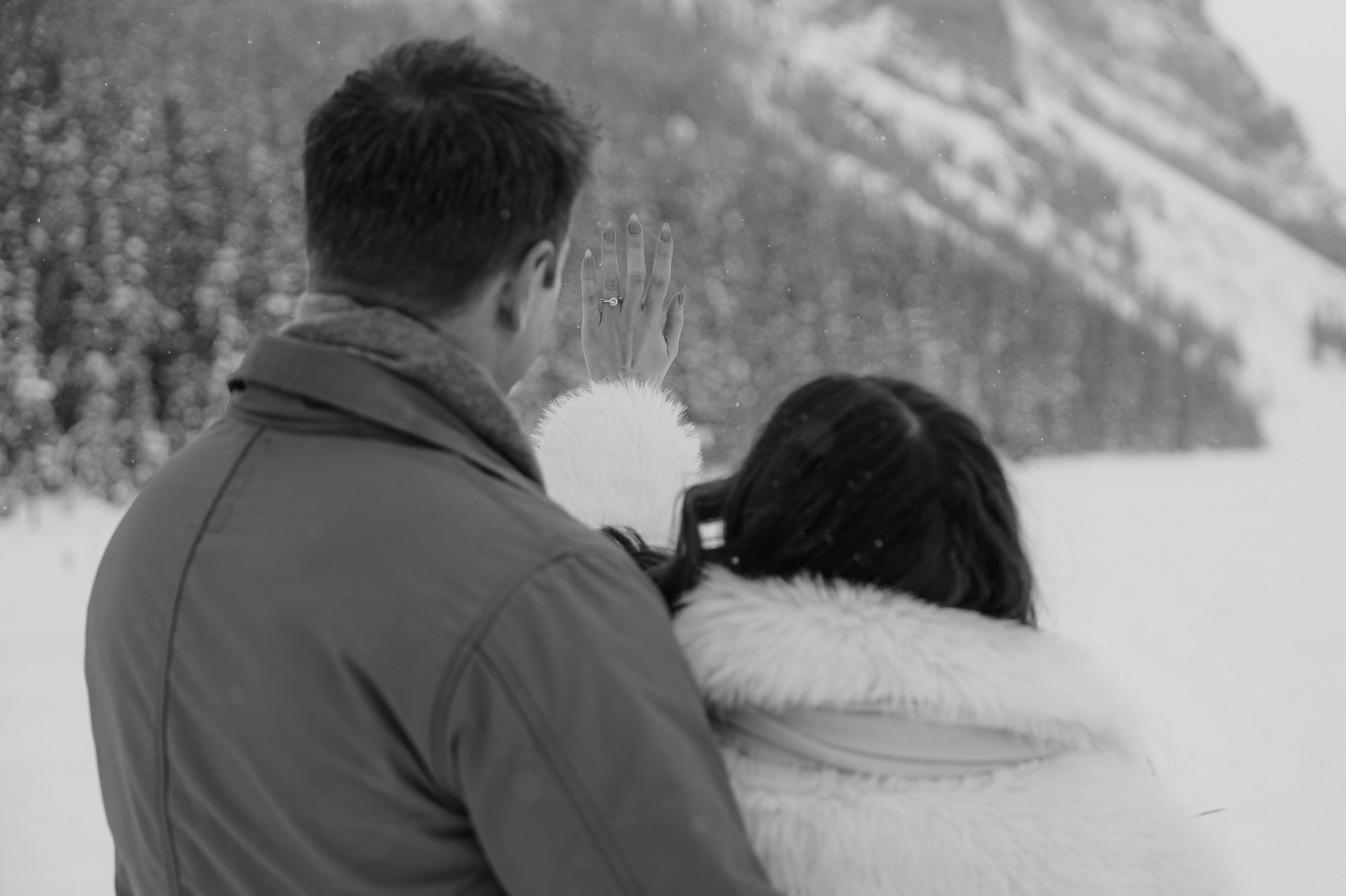 Lake Louise engagement session. Home