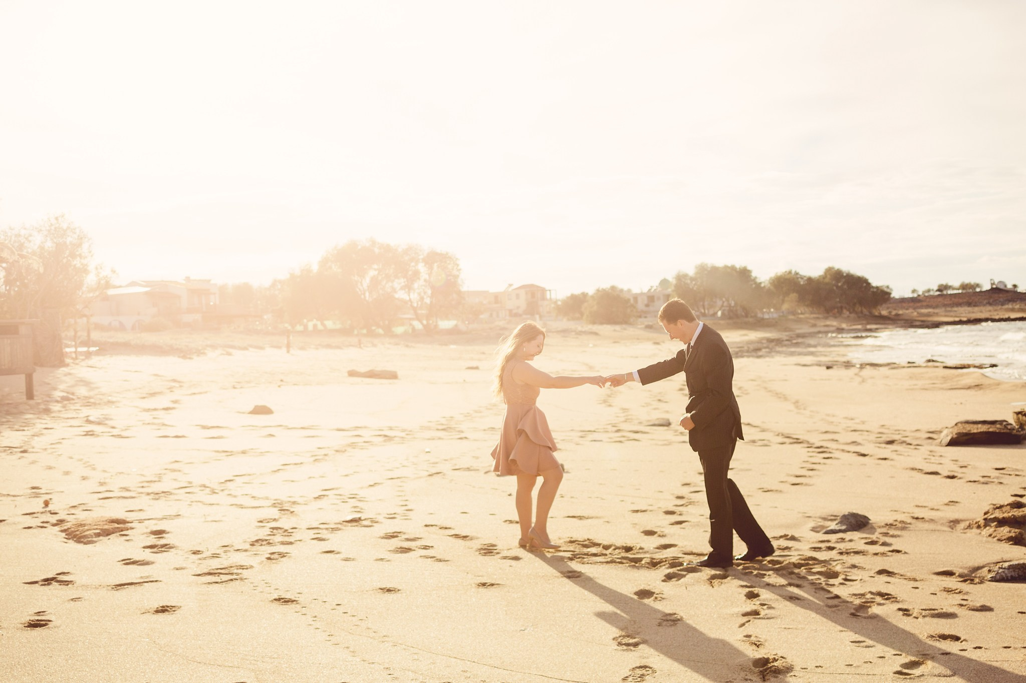Ronalds & Svetlana, Crete. Denny Savon — Photographer in Santorini | Weddings, Love Stories & Flying Dress