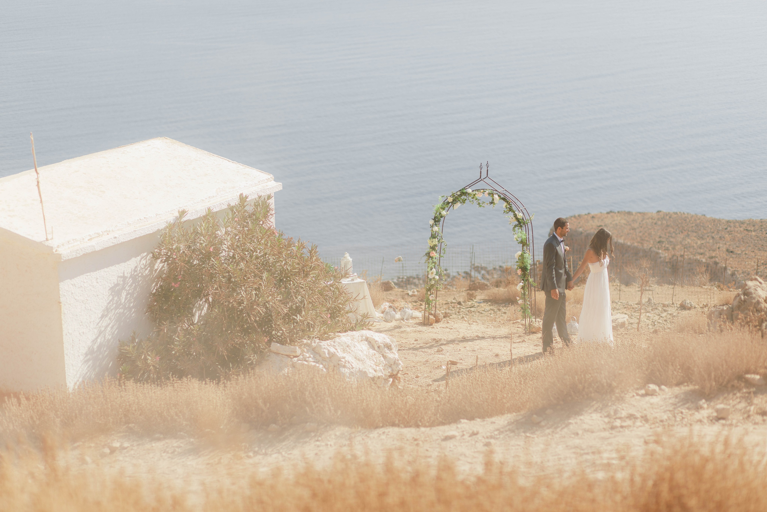 Marino & Steffi, Crete. Denny Savon — Photographer in Santorini | Weddings, Love Stories & Flying Dress