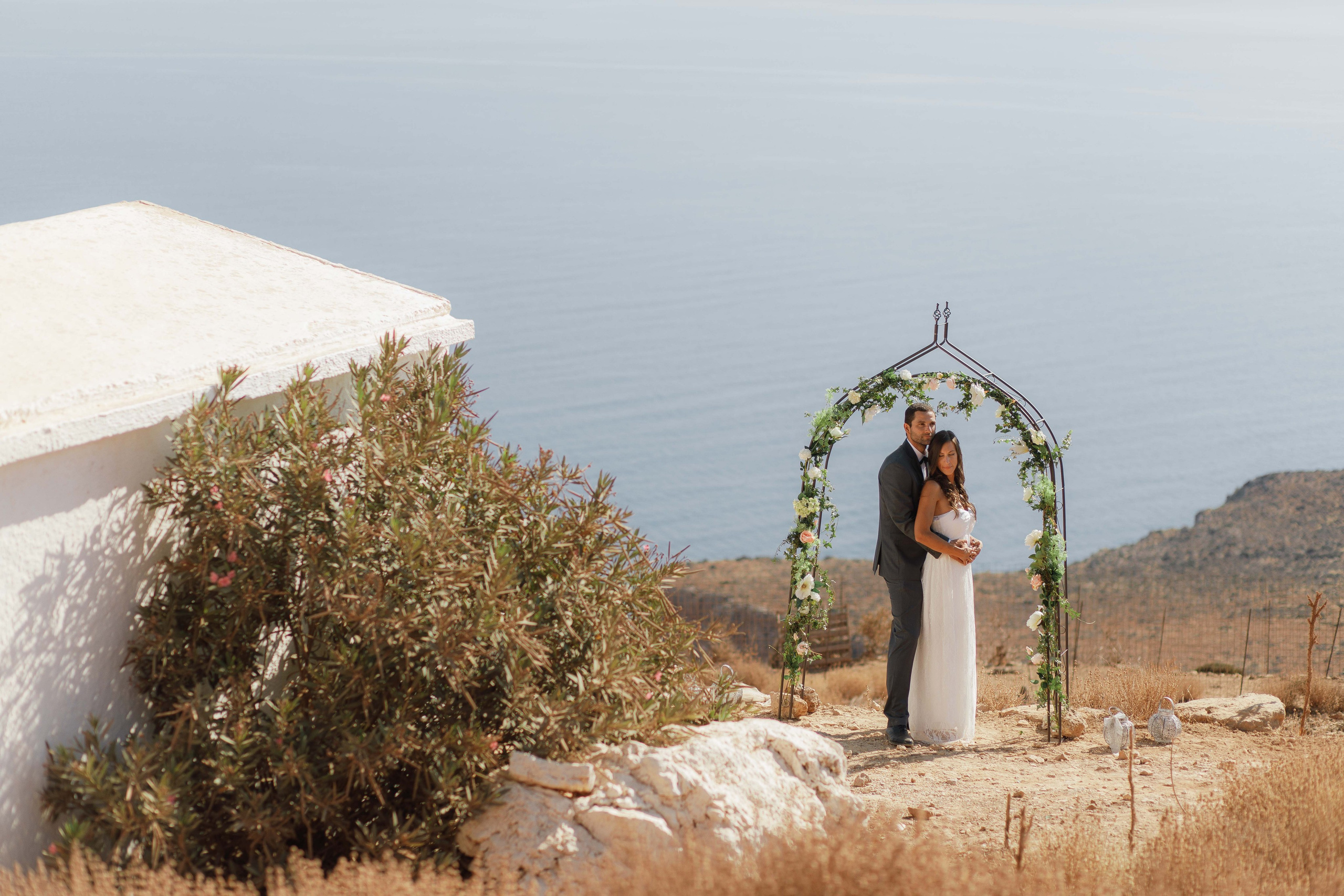 Marino & Steffi, Crete. Denny Savon — Photographer in Santorini | Weddings, Love Stories & Flying Dress