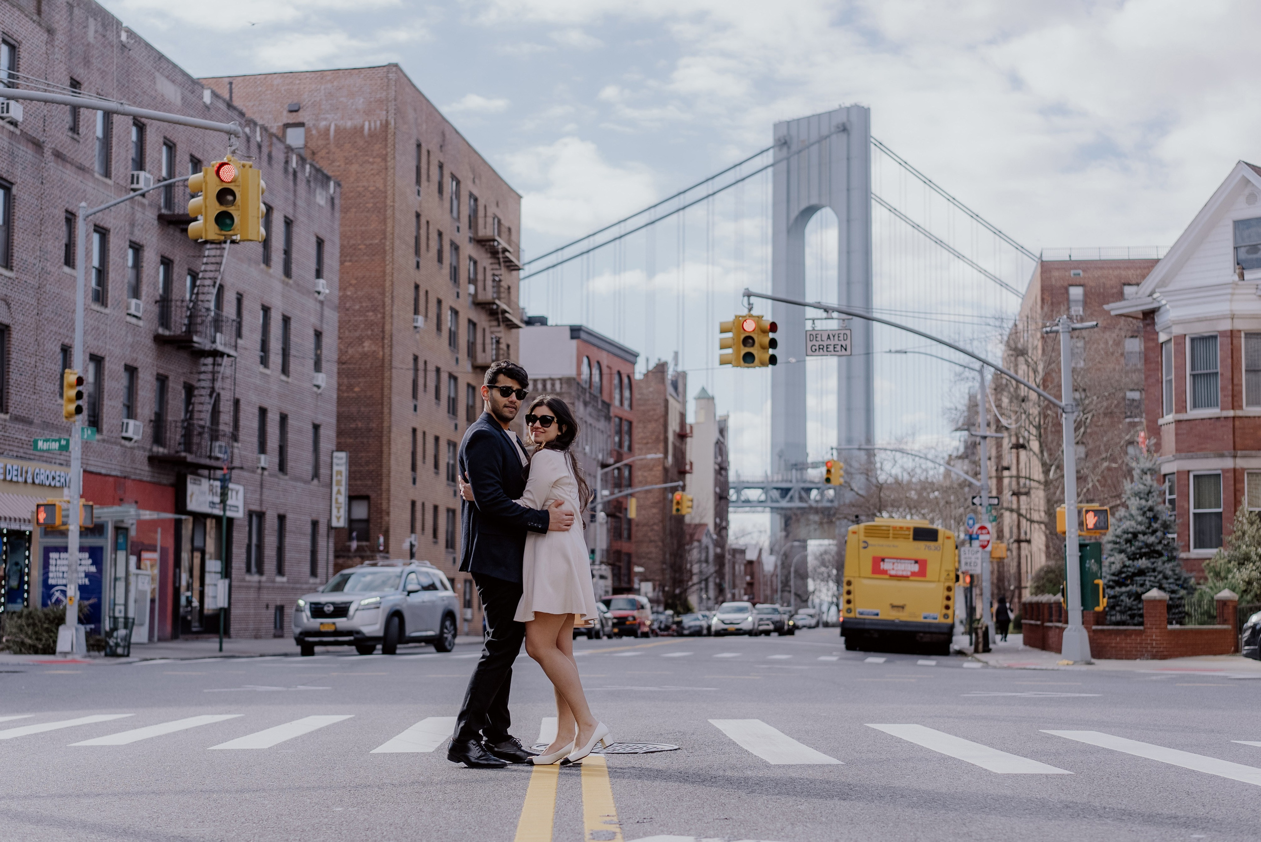 Pre-wedding shoot in New York. Videographer and photographer in New York // MAKAROV.VIDEO