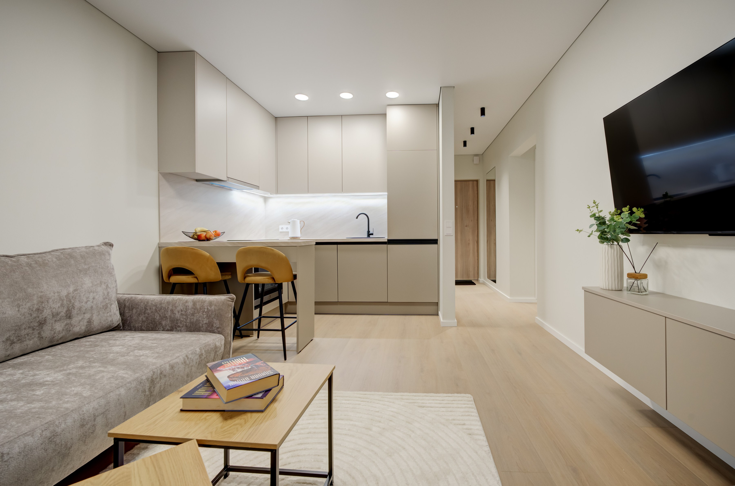 2-jų kambarių buto fotosesija. Svietainė. sapiegafoto.lt