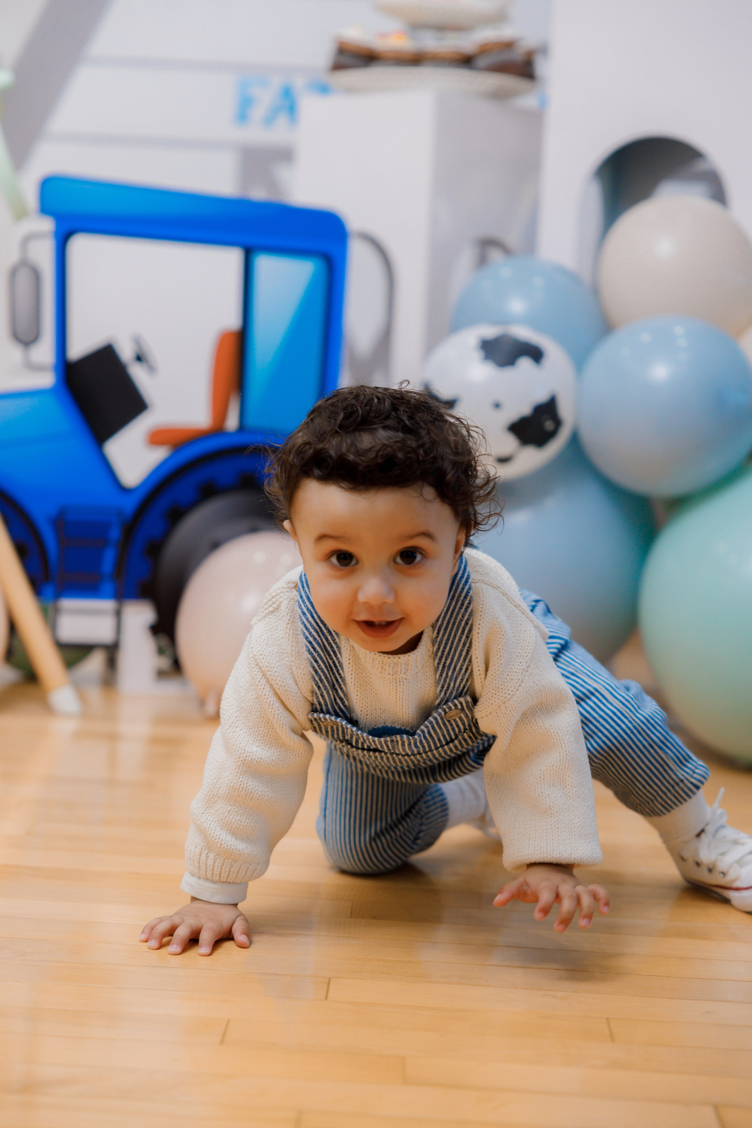 Fateh’s 1st birthday. Home