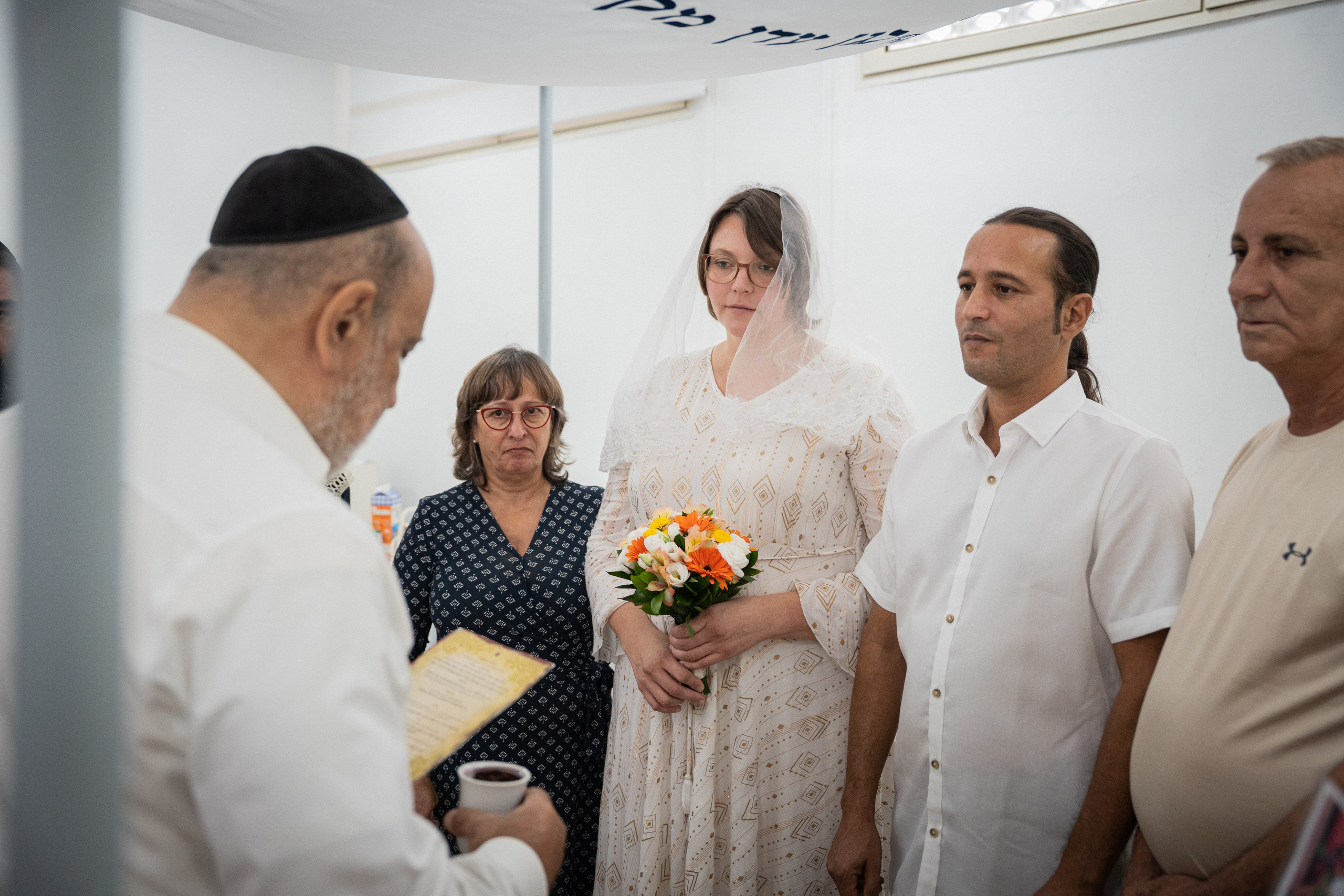 Chuppah of Yael & Raz, Hod Hasharon, July 2026. Divign By Tehilah — Meaningful Graphic Design & Photography