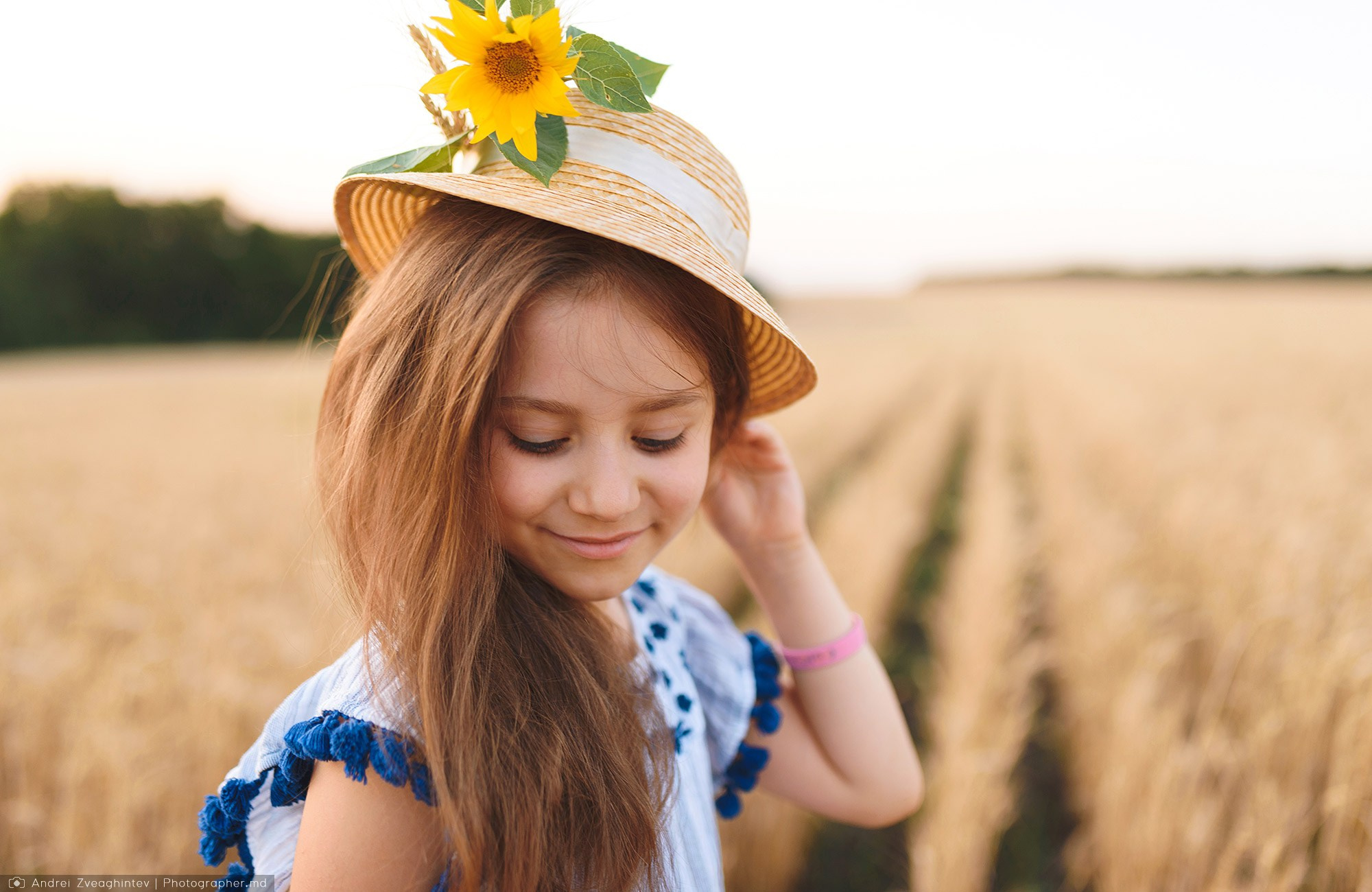 Family photo session in a wheat field of Moldova — family photographer Andrei Zveaghintev. Wedding and family photographer in Moldova, Chisinau— Andrei Zveaghintev