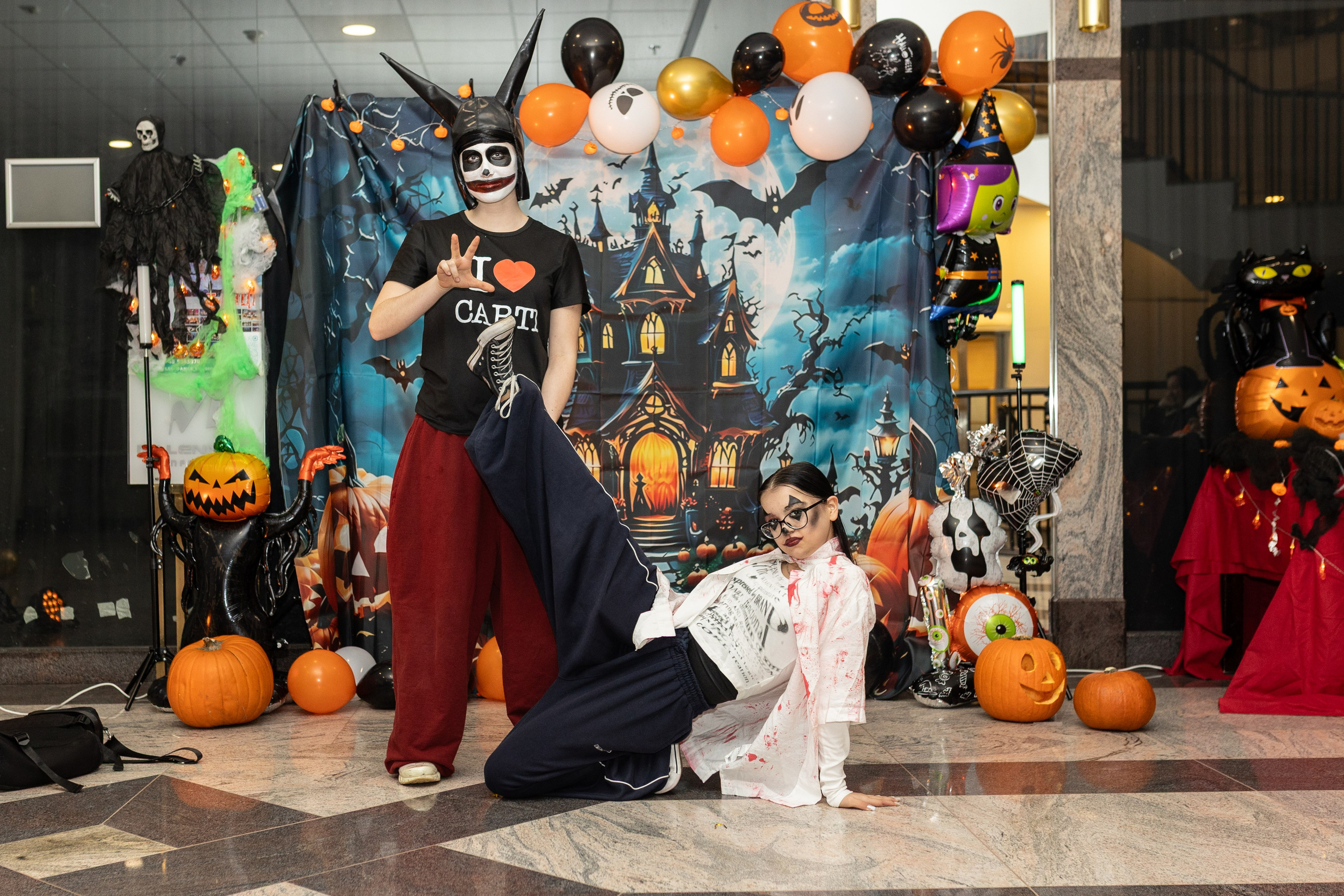 Leo dance studio Helloween 2025. Семейный и детский фотограф в Варшаве Мила Бобровская