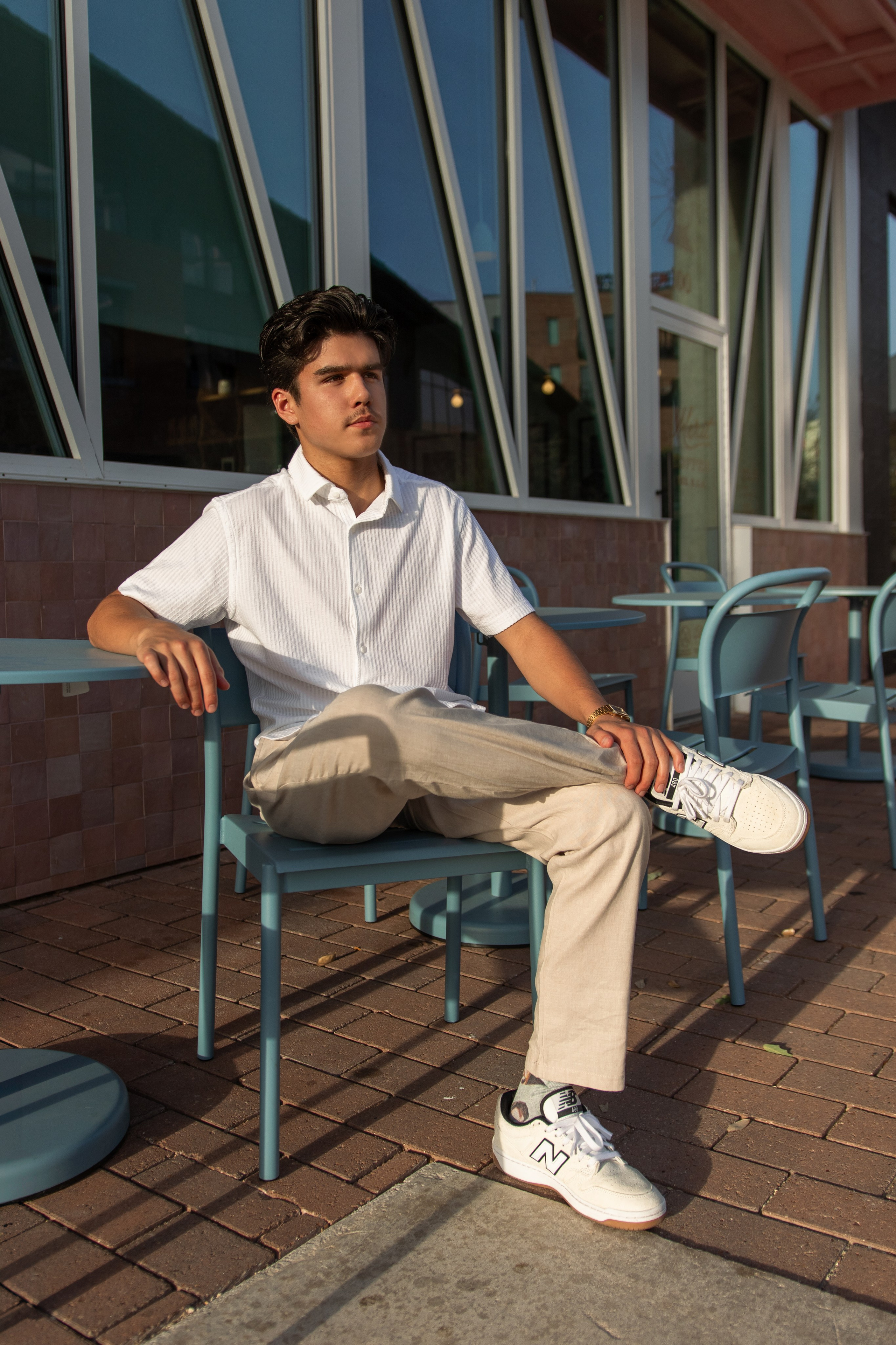 Parker's senior photoshoot at Mueller Lake Park in Austin, Texas