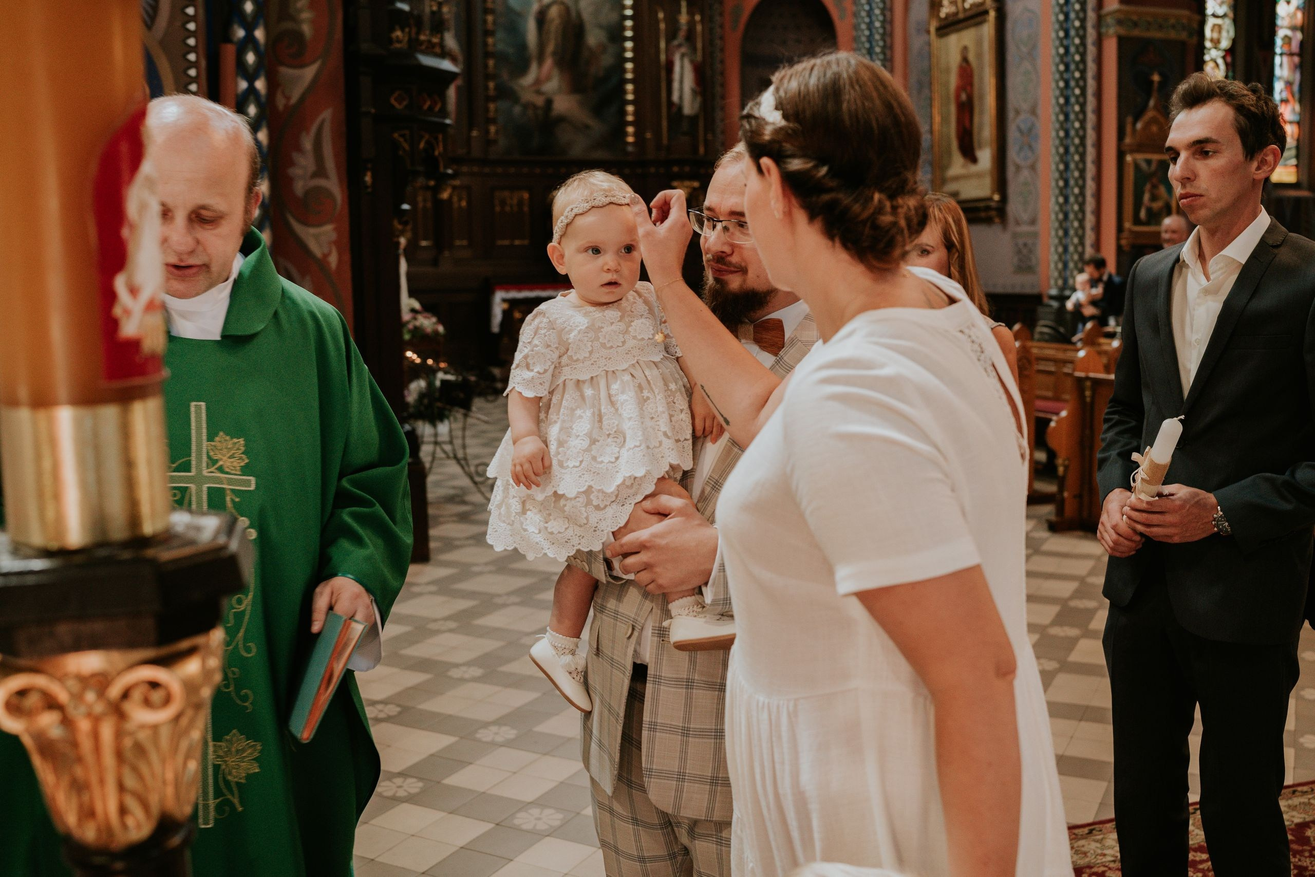 Chrzest Święty Marcelina i Adam. Michał Kaźmierczyk - Fotograf