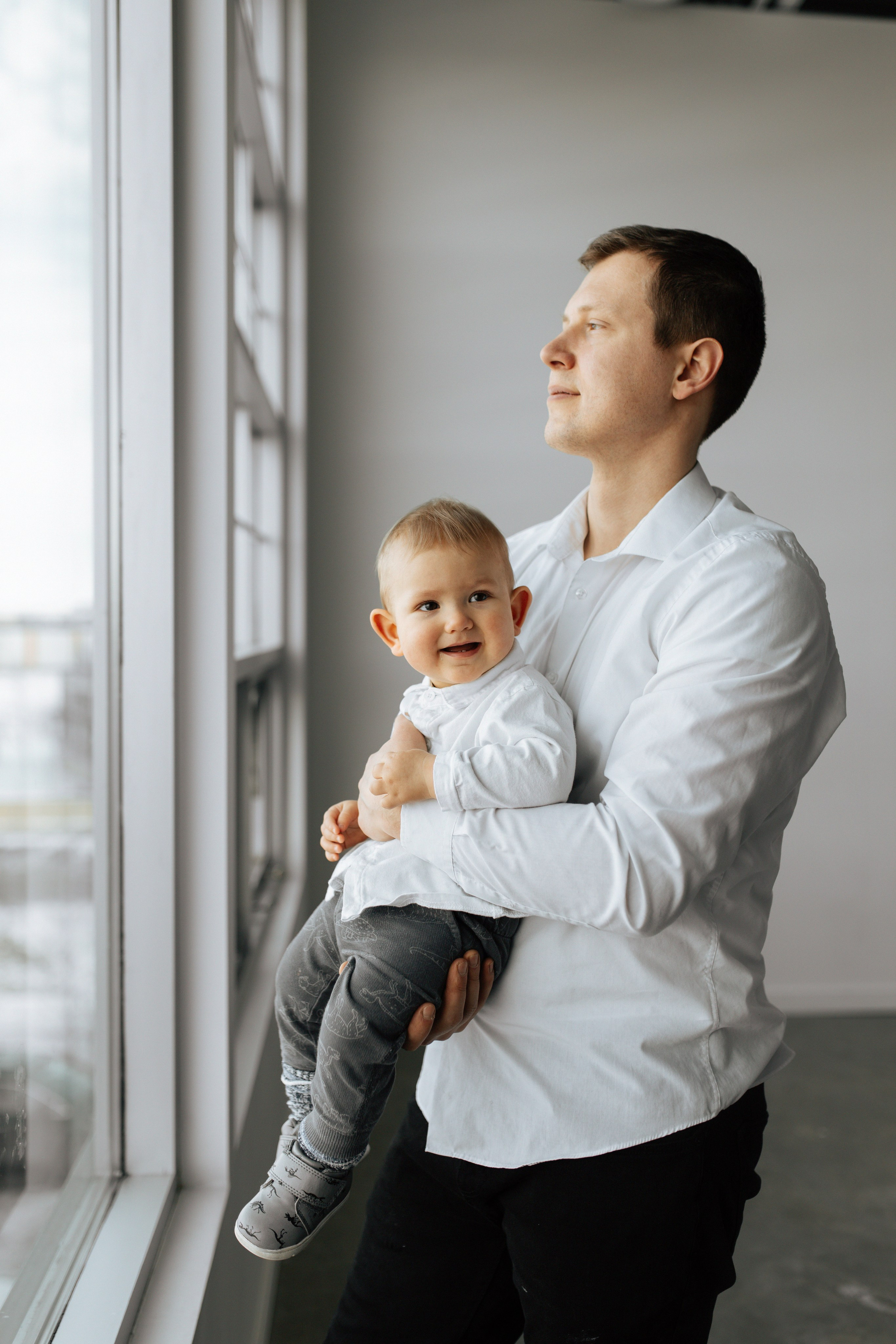 Aleksandr’s first birthday. Home