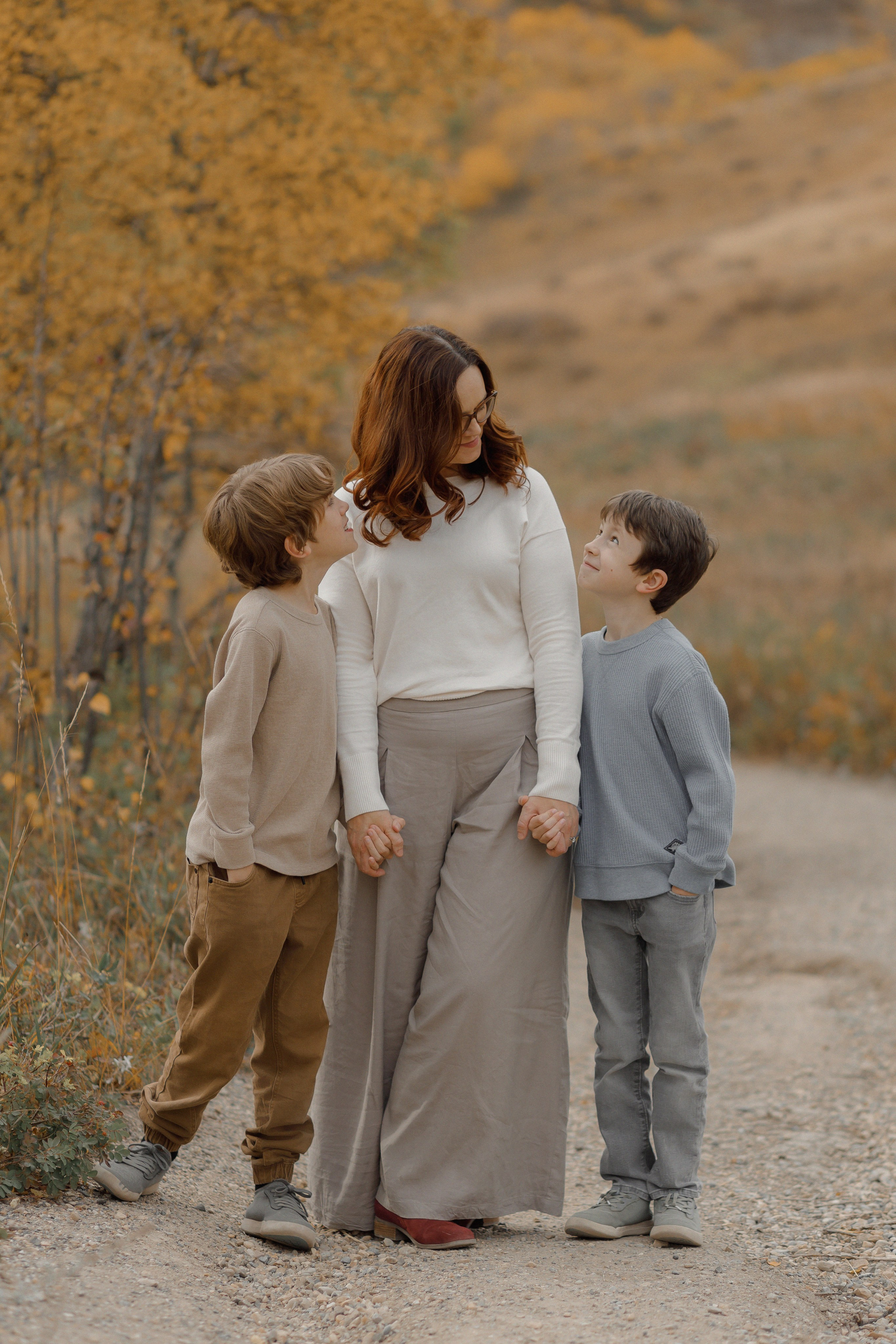 Christa’s family. Home