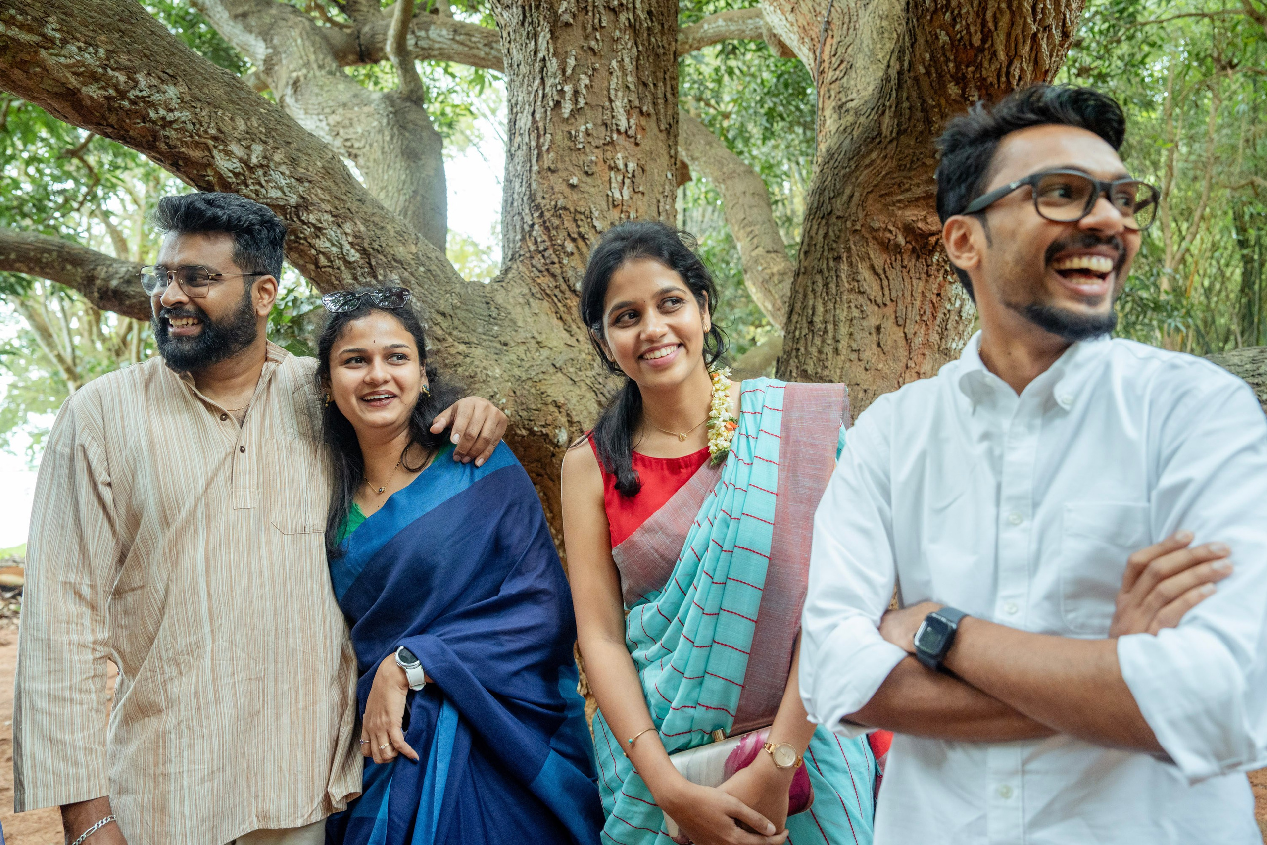 Shraddha & Sumukha, Mantra Mangalya Wedding under a Mango Tree, Red Earth Kabini | Truly Yours