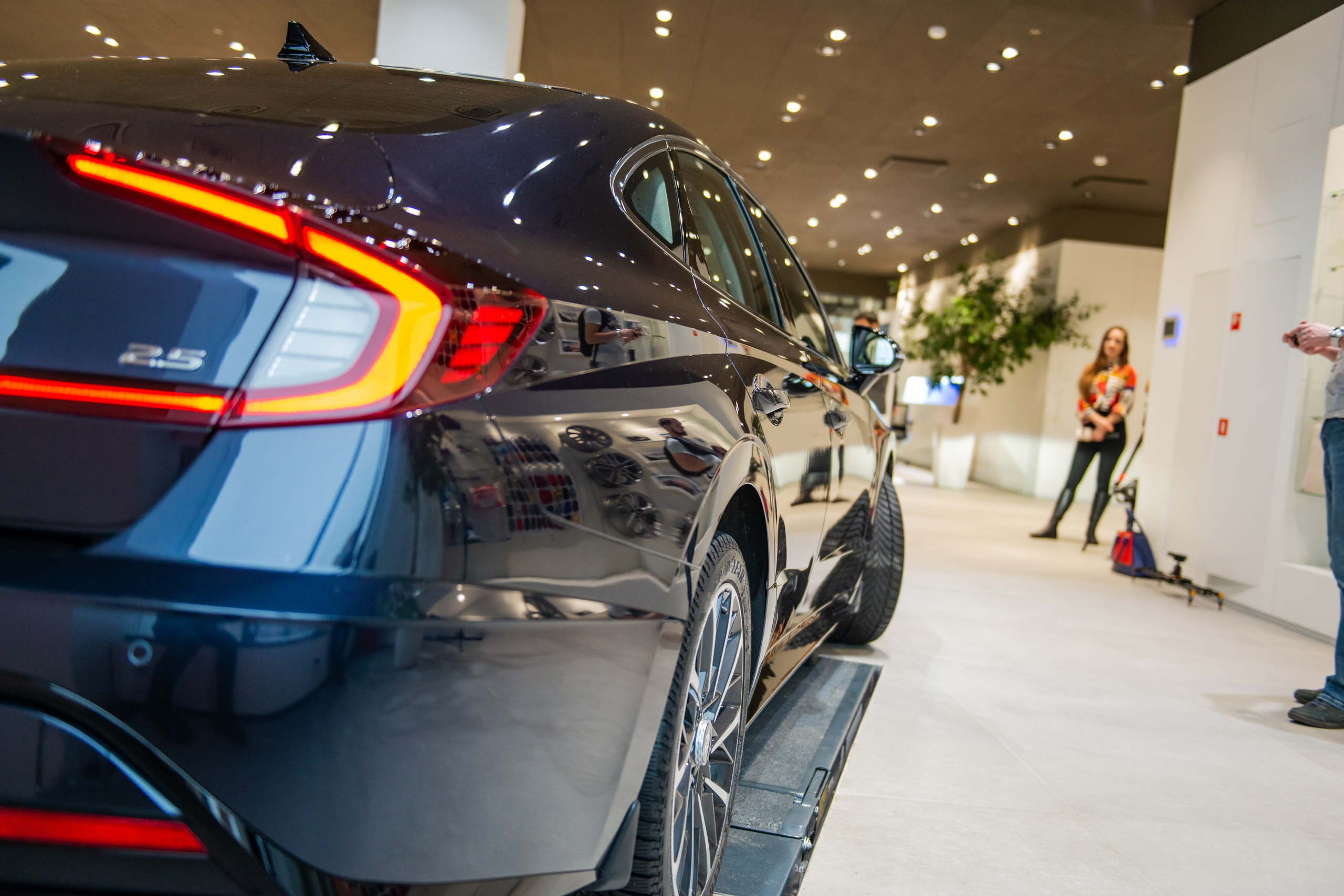 Закрытая презентация новой 8-й Hyundai Sonata. ФОТОГРАФ МЕКСИКА КИНТАНА-РОО