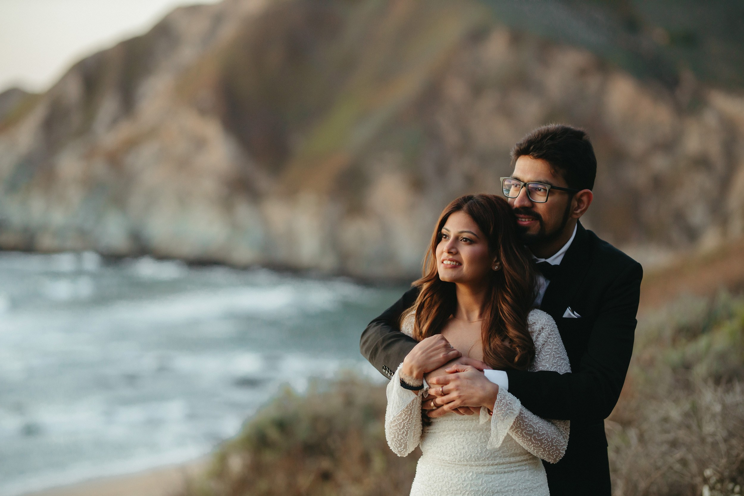 Engagement session, Gray Whale Cove Beach. Maternity, newborn photographer in the Bay Area|Iryna Rakivnenko