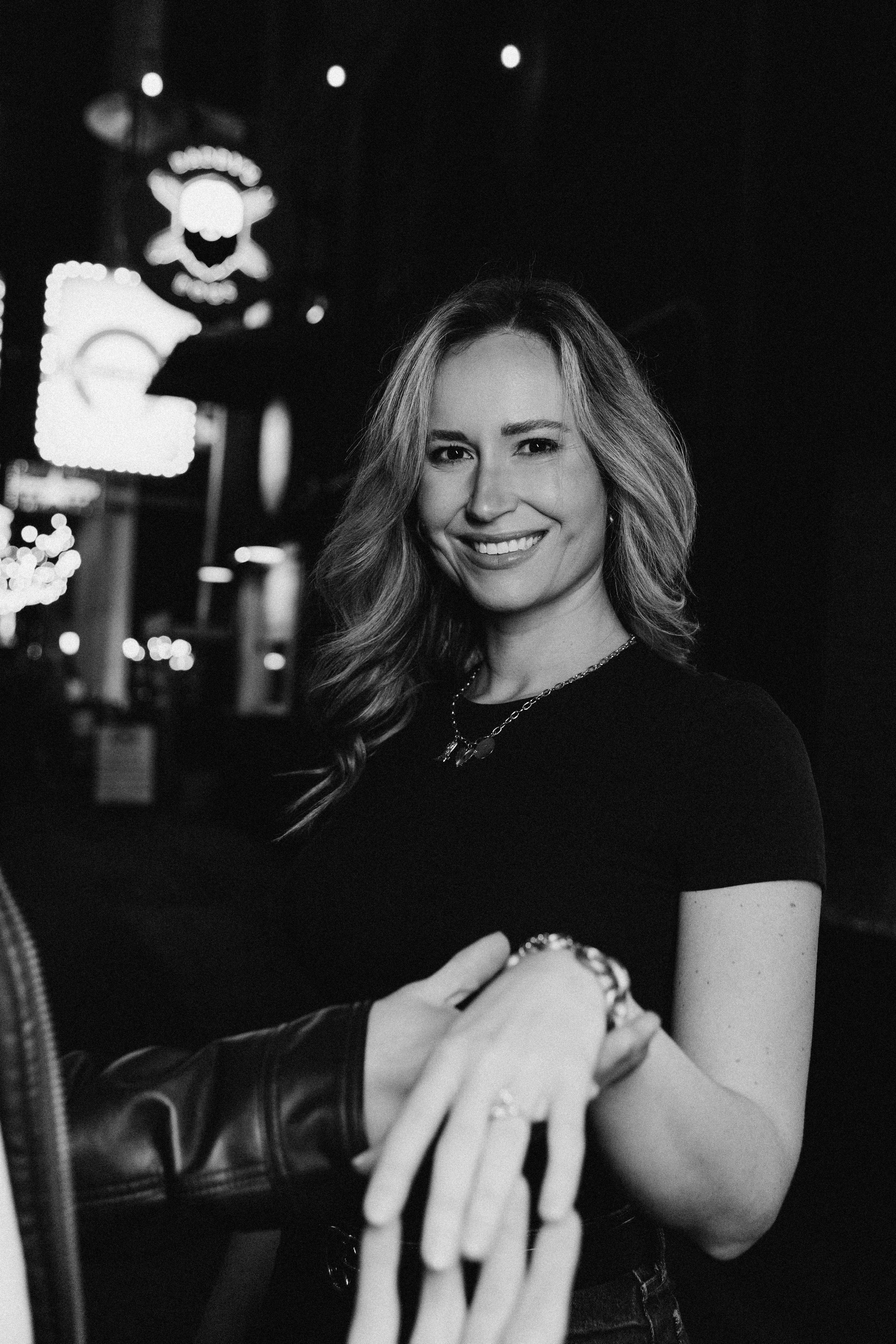 Romantic Evening Engagement Session in Nashville