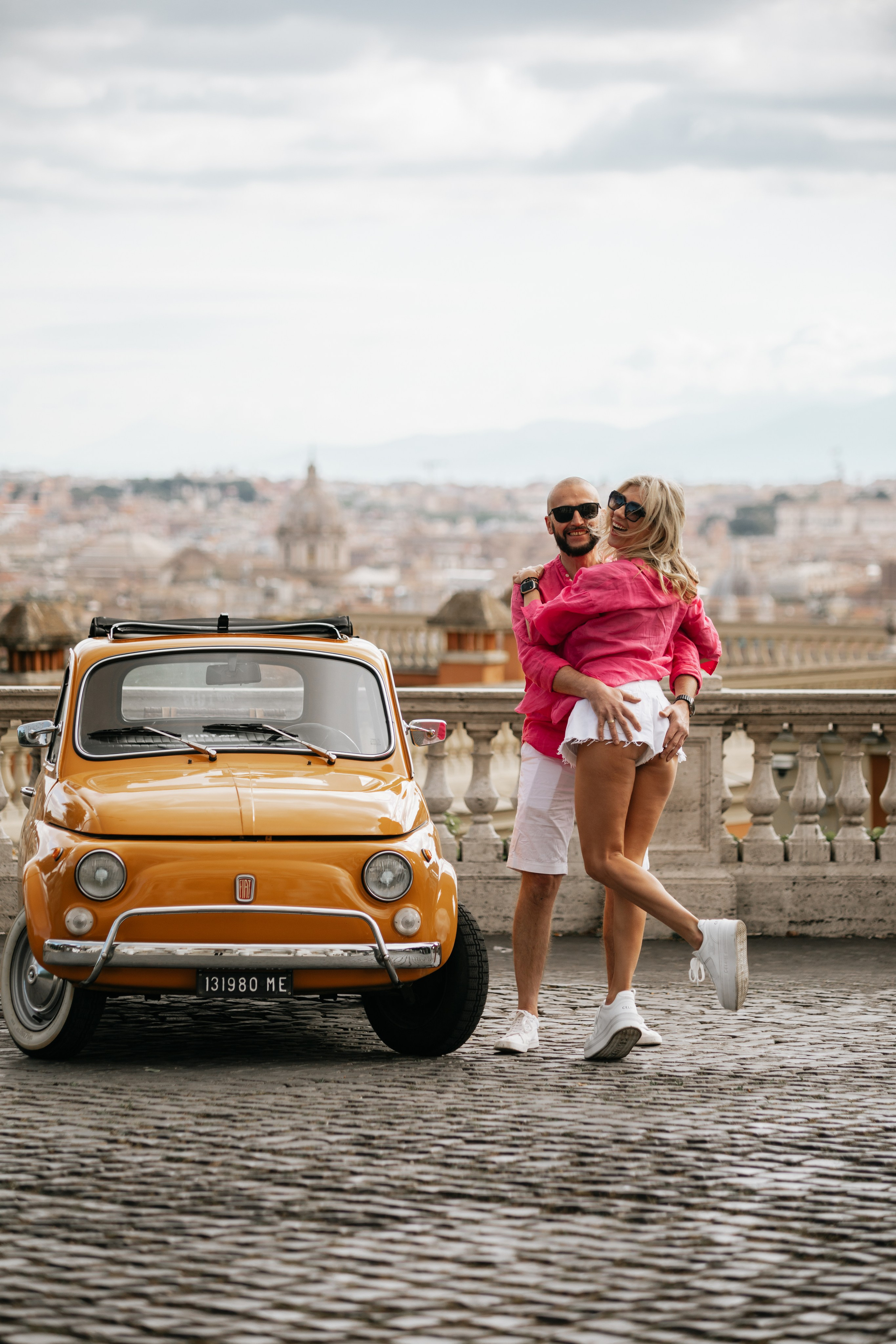 Aija & Sergej. Vacation photoshoot in Rome. Photographer in Rome