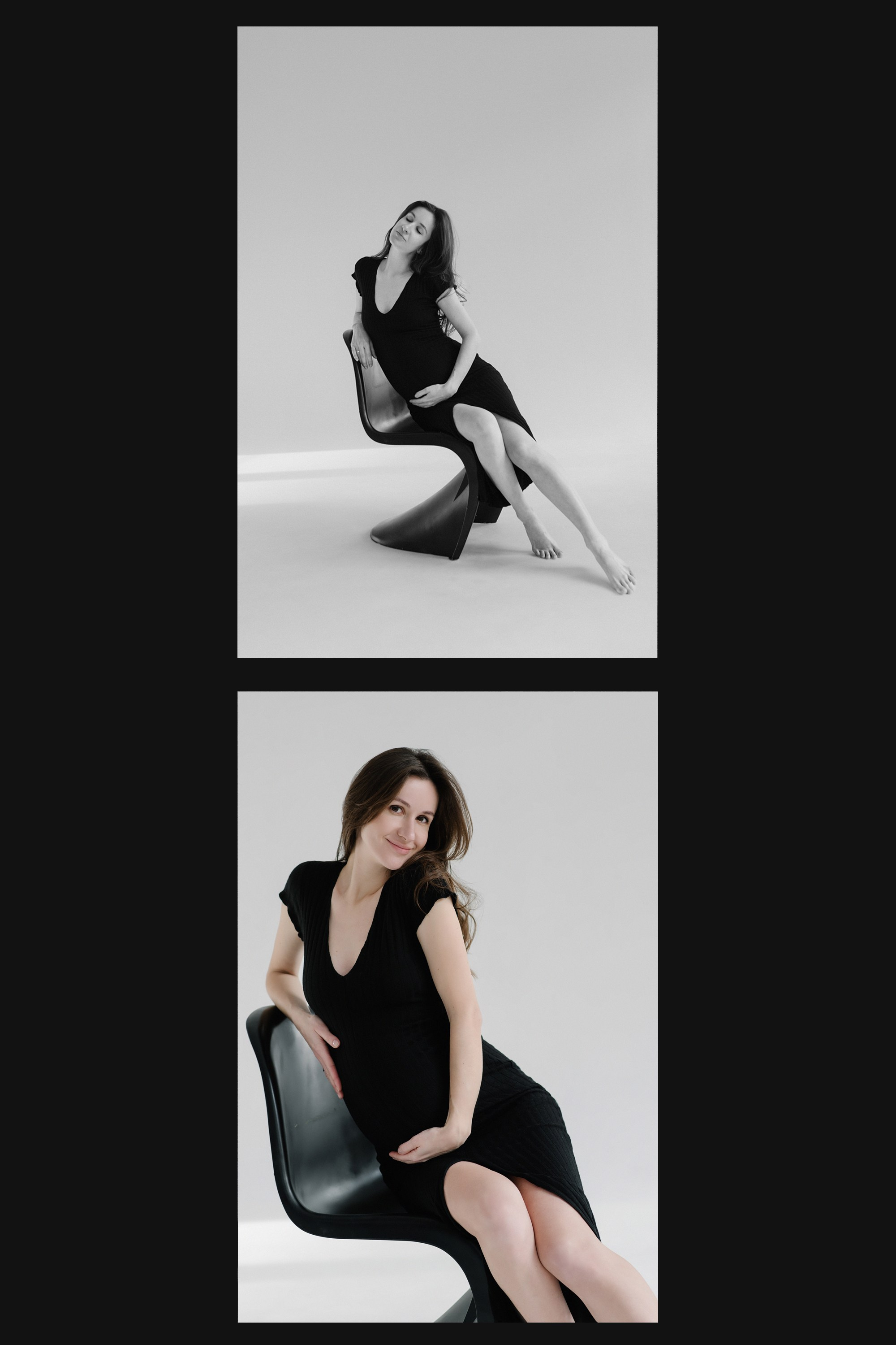 Studyjna sesja ciążowa. Fotografia ciążowa Warszawa. Фотограф беременности Варшава. 