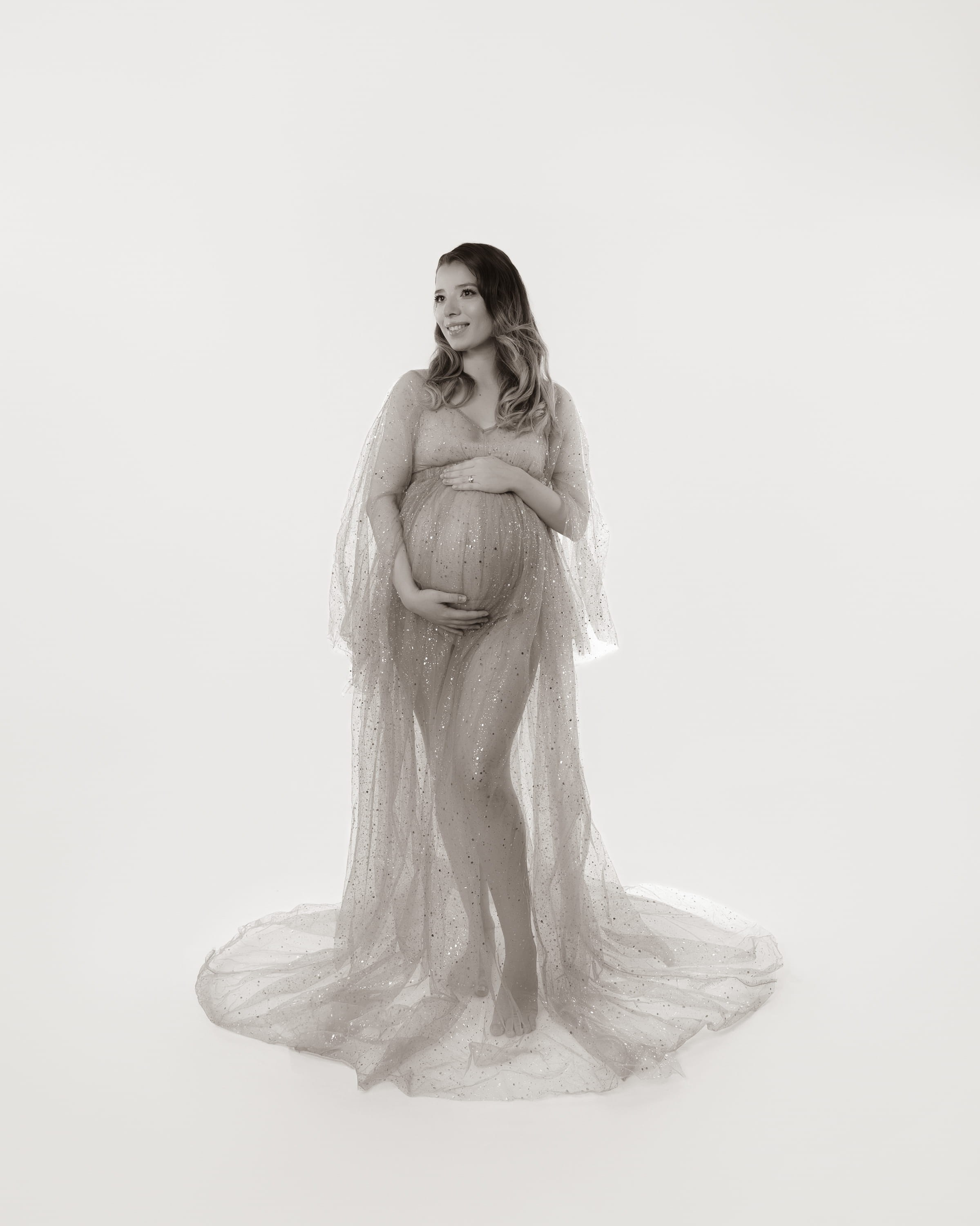 Elegant Studio Maternity Photography in Rotterdam