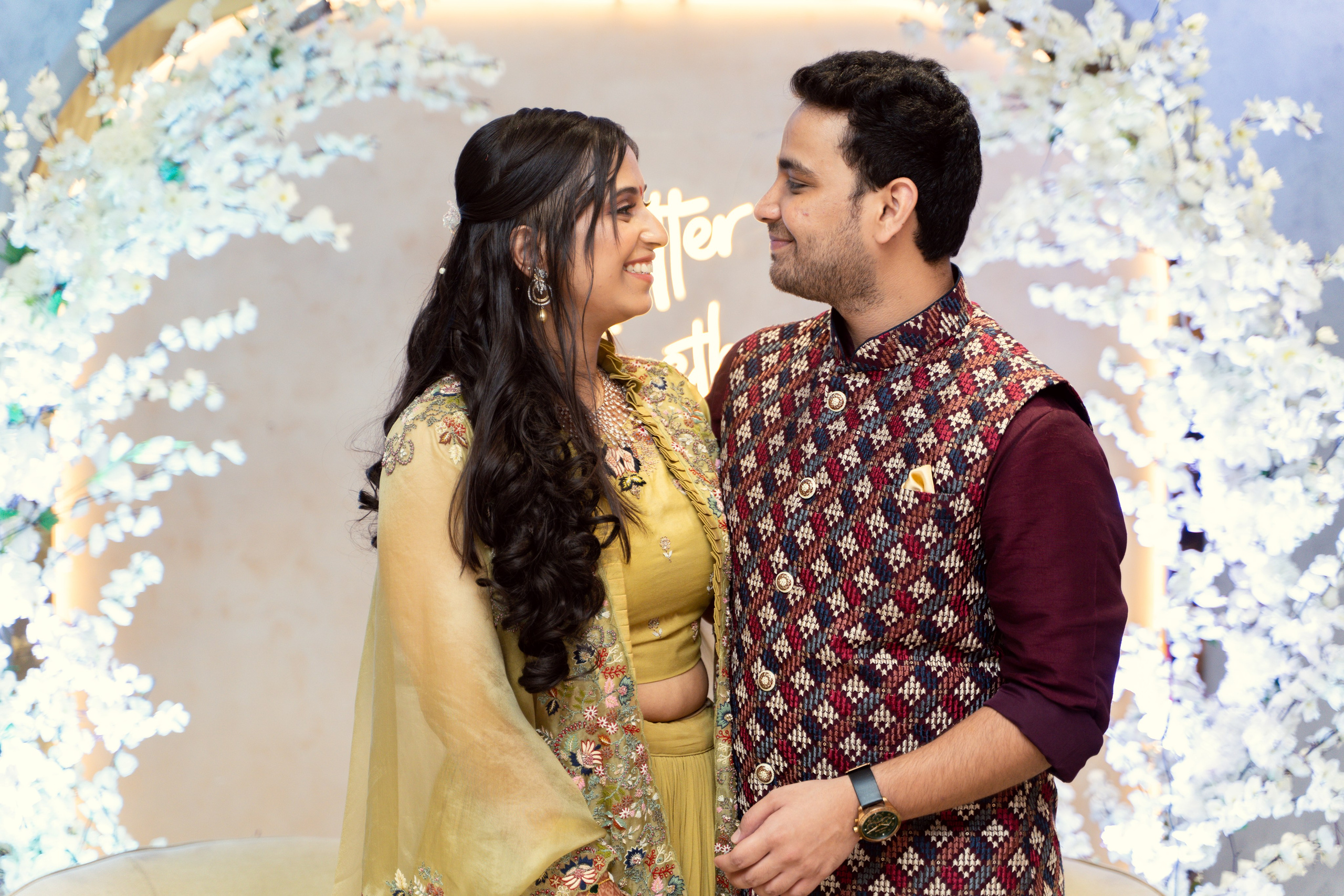 Harshika & Anmol. Menu