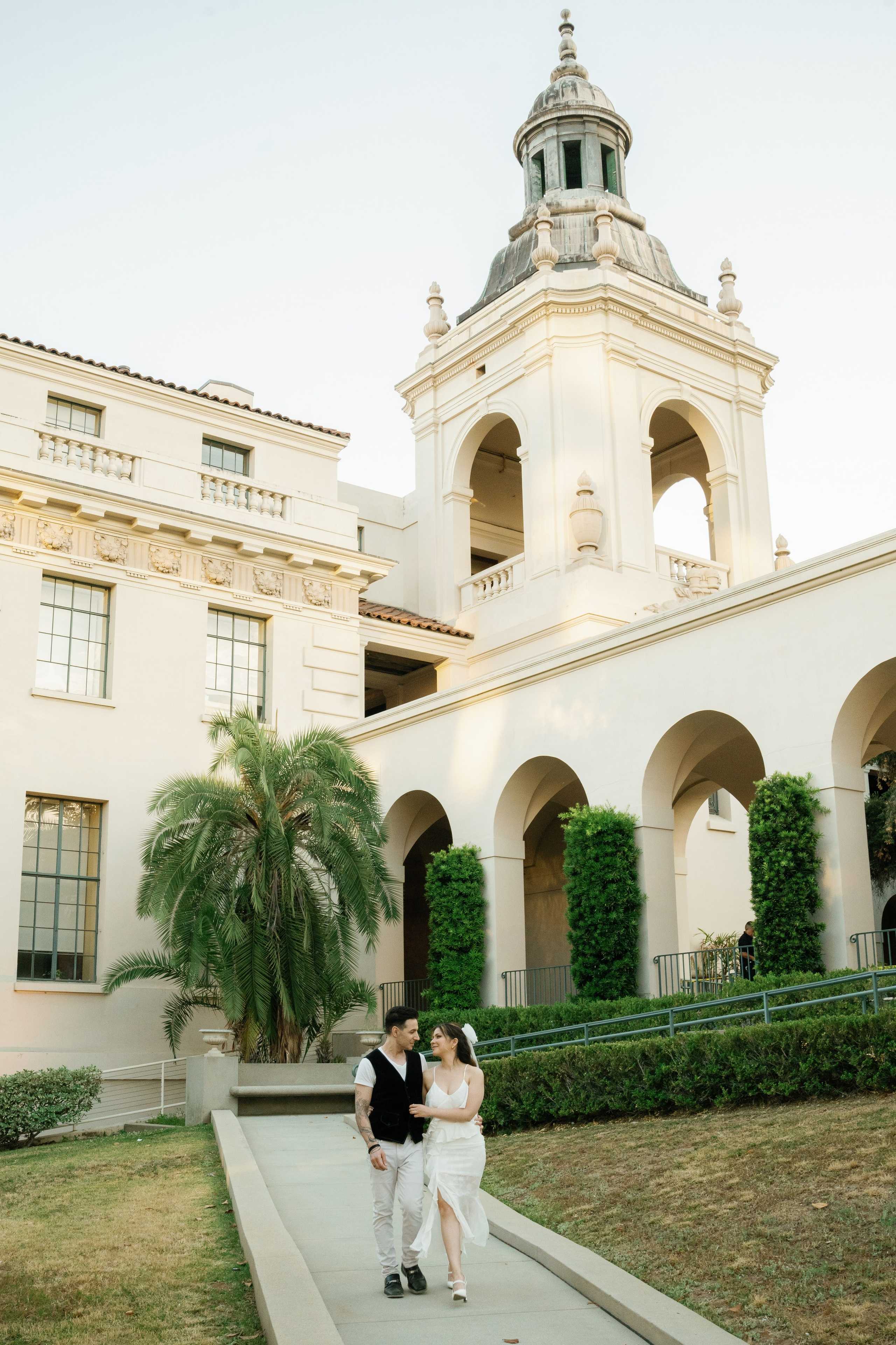 Pasadena City Hall Engagement Photoshoot, California. Wedding Photography & Videography Team in California, Los Angeles, San Francisco, San Diego and Travel