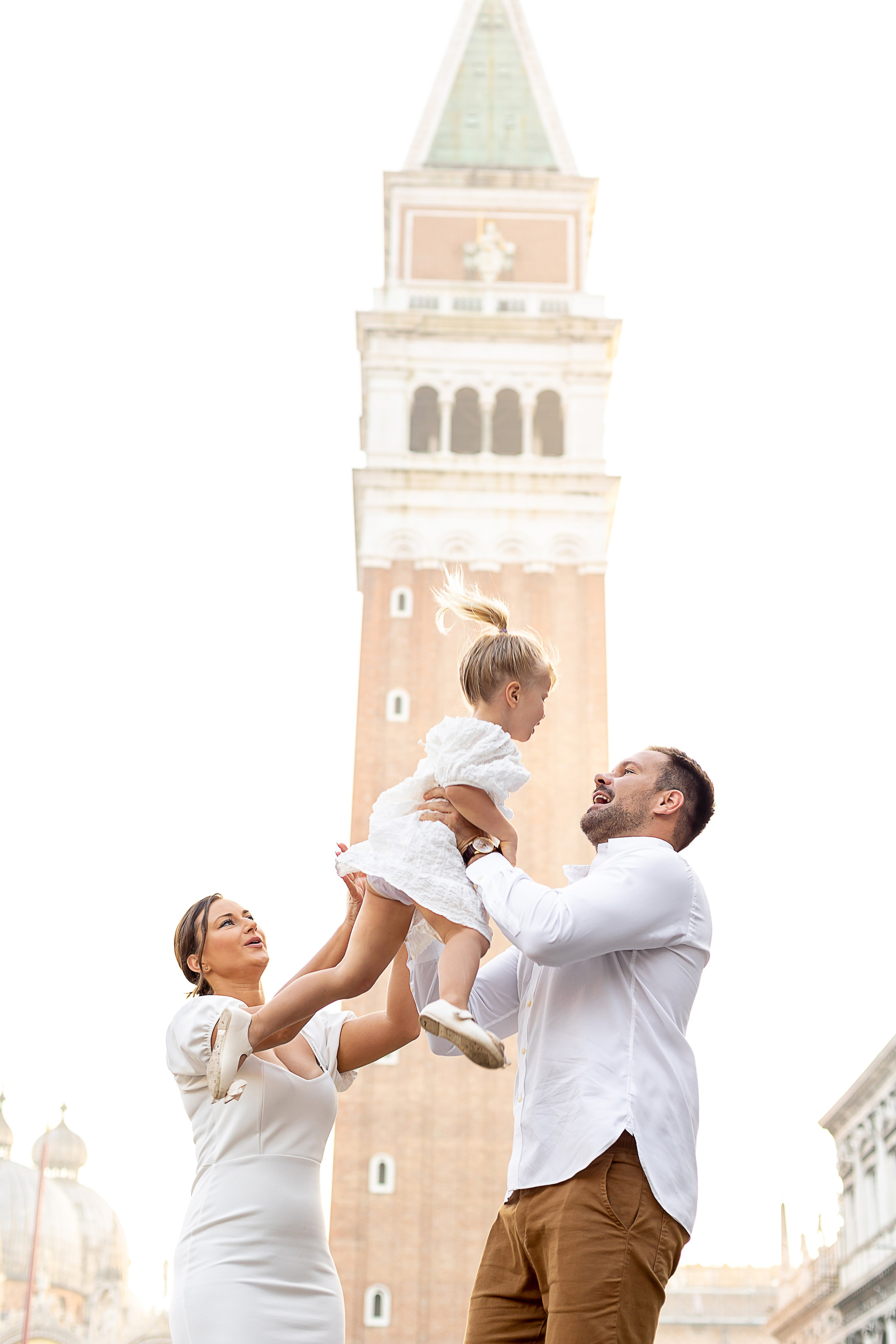 Emi and family at sunset