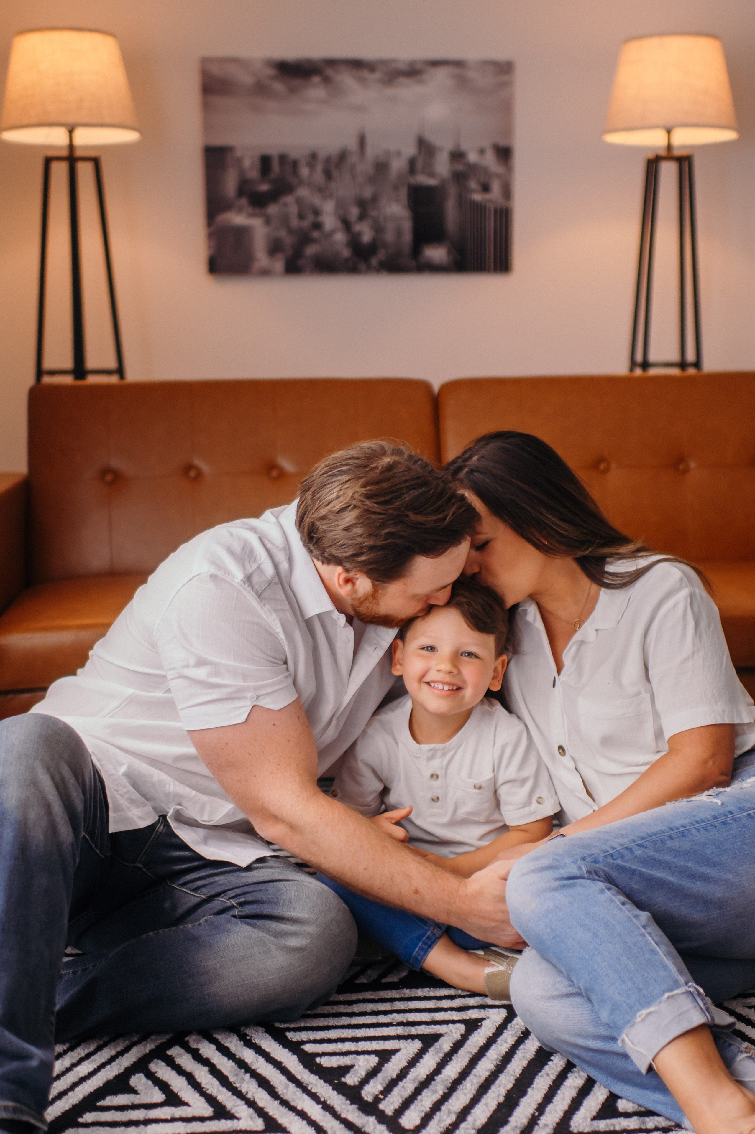 Amanda, Sam and Hayes. Wedding, maternity and family photographer in Charlotte Tasha Minn