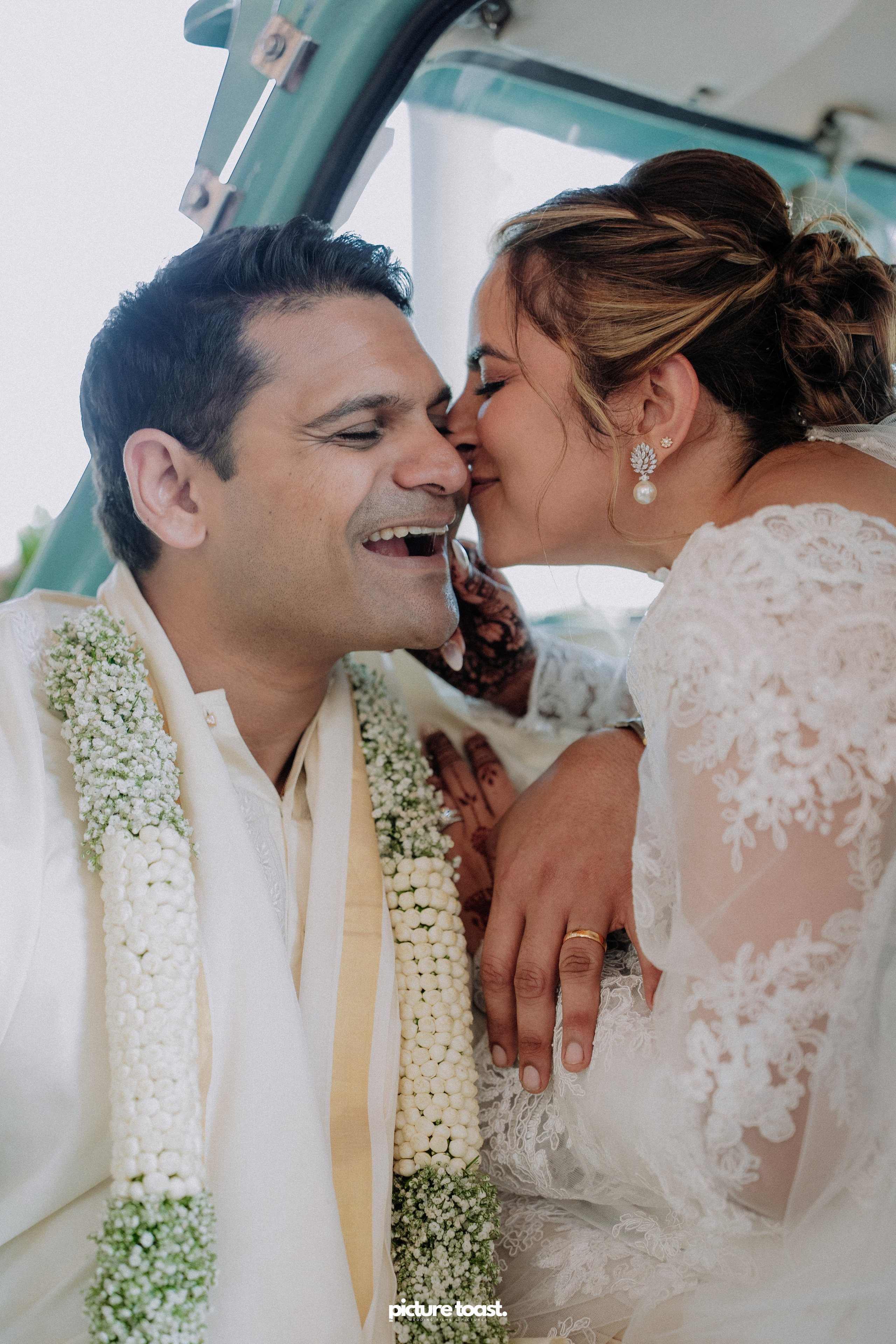 Blessing of Rajiv & Aashna. Fine art Wedding Photographers in India & Canada