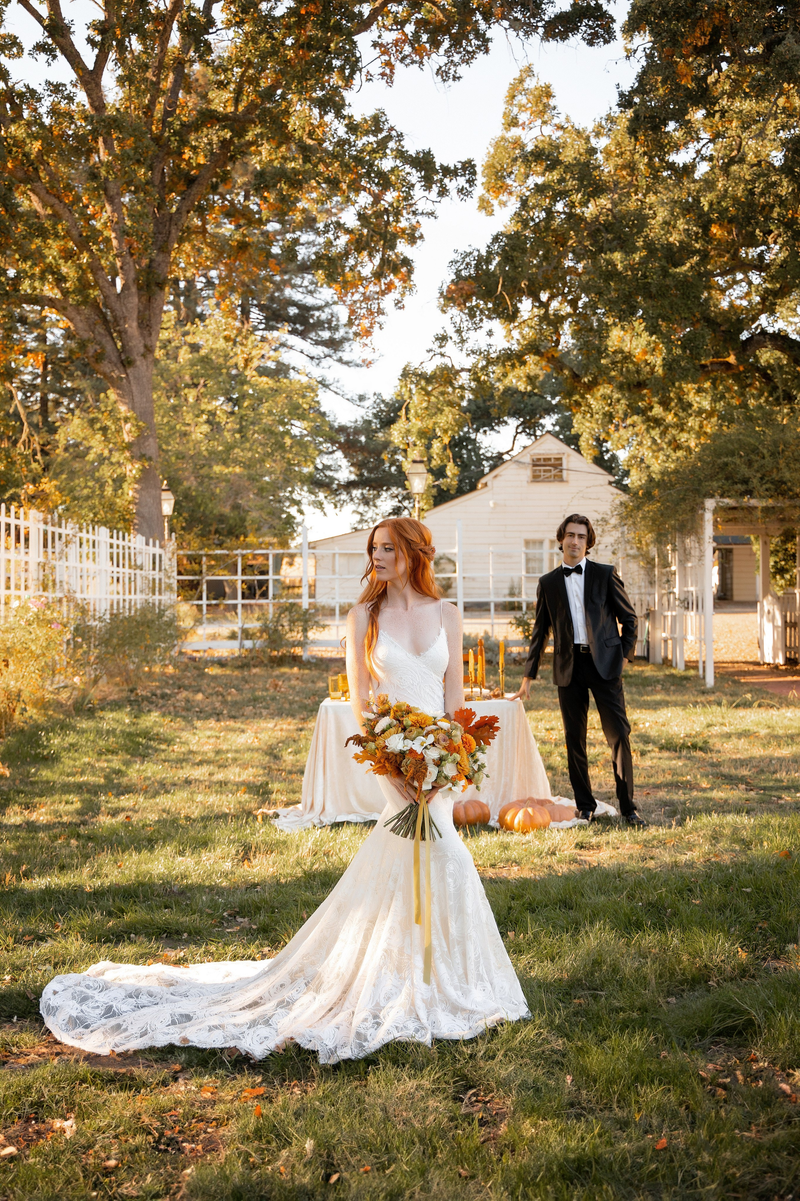Exchanging vows in a beautiful garden, skillfully documented by the San Francisco photographer.