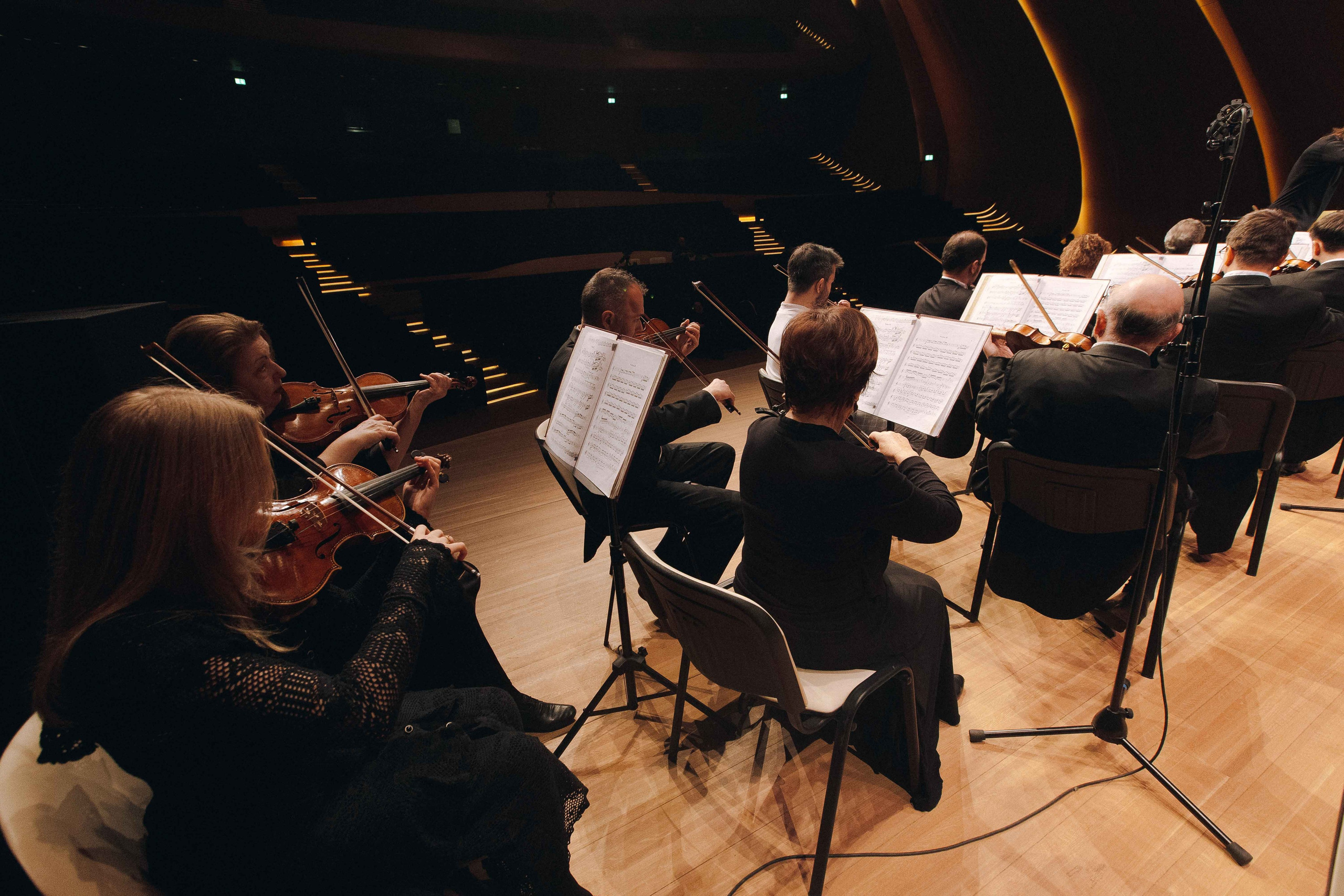 The Tchaikovsky Academic Grand Symphony Orchestra in Baku. Wedding&Event photographer Ismail Rzayev in Baku
