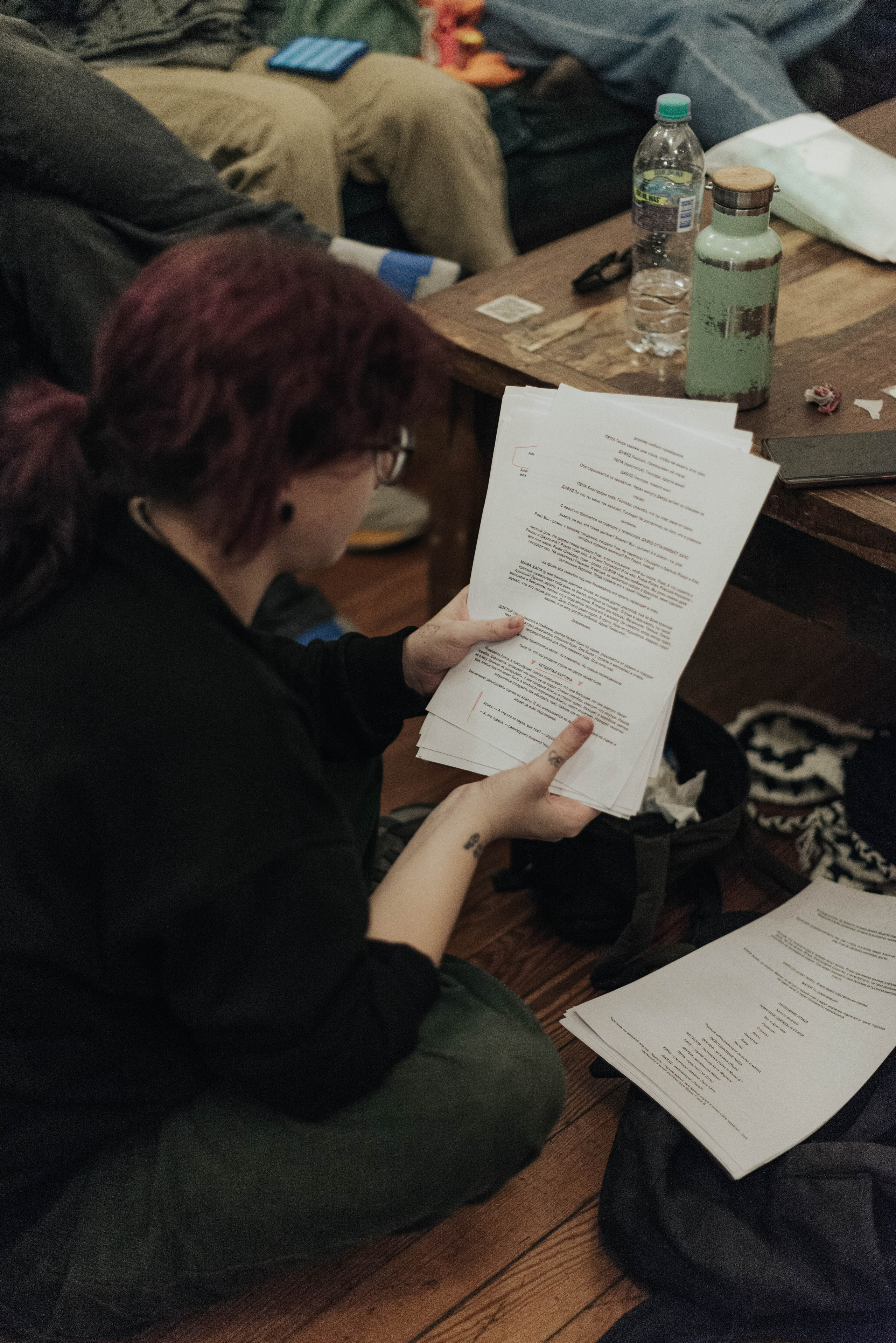 Репетиция @ojo.teatro. Photographer @elmirkami in the city of Buenos Aires