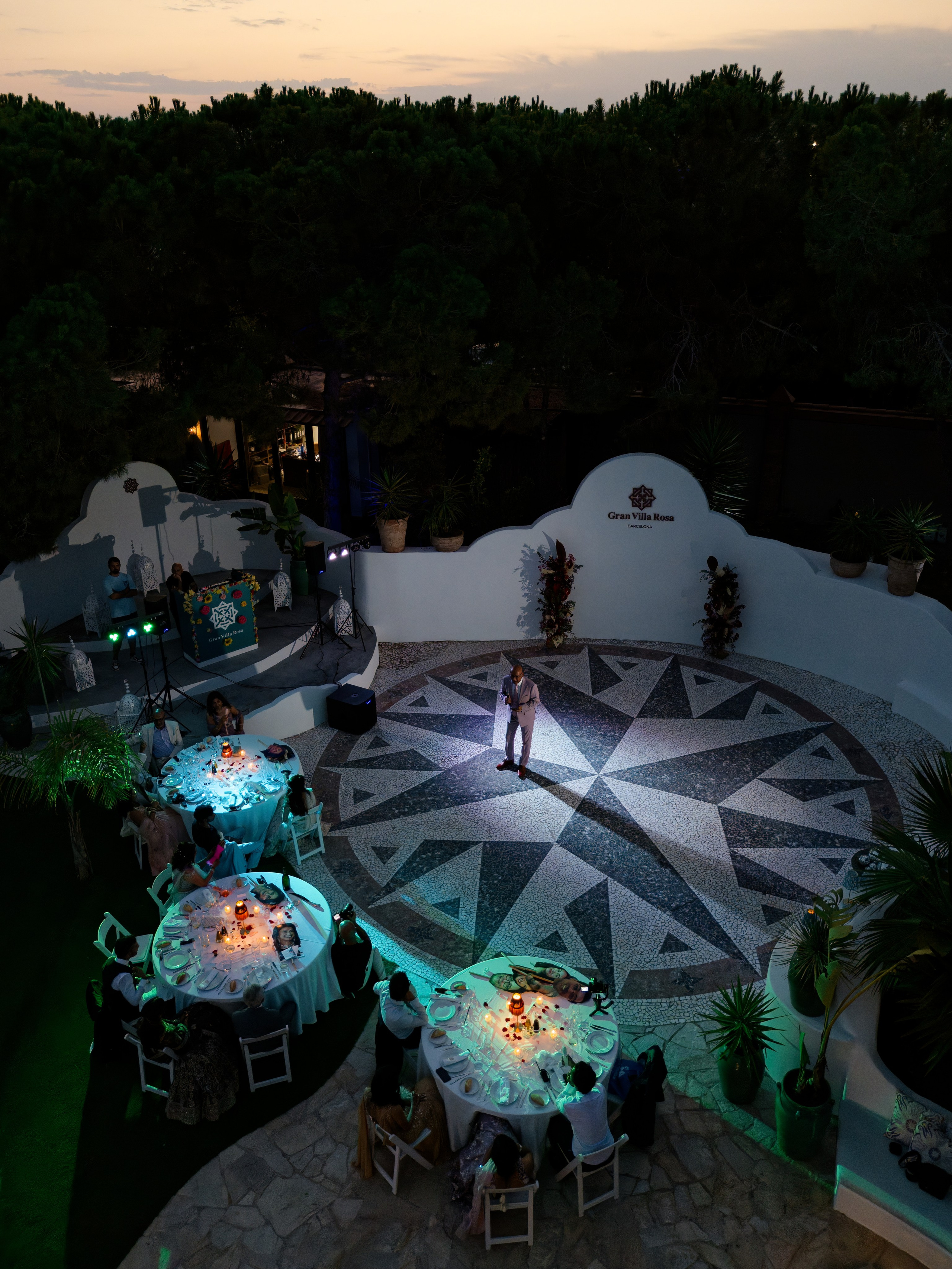 Indian wedding at Gran Villa Rosa, Barcelona