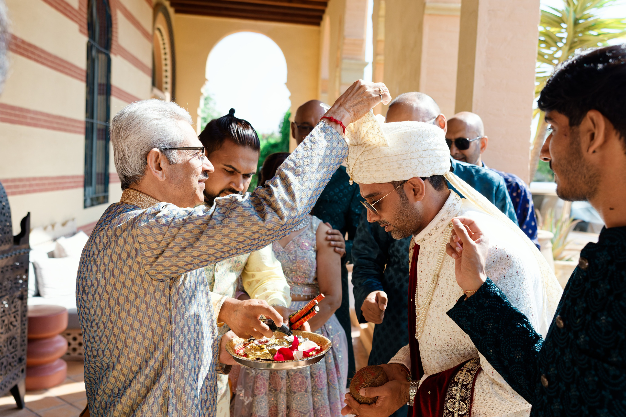 Indian wedding at Gran Villa Rosa, Barcelona