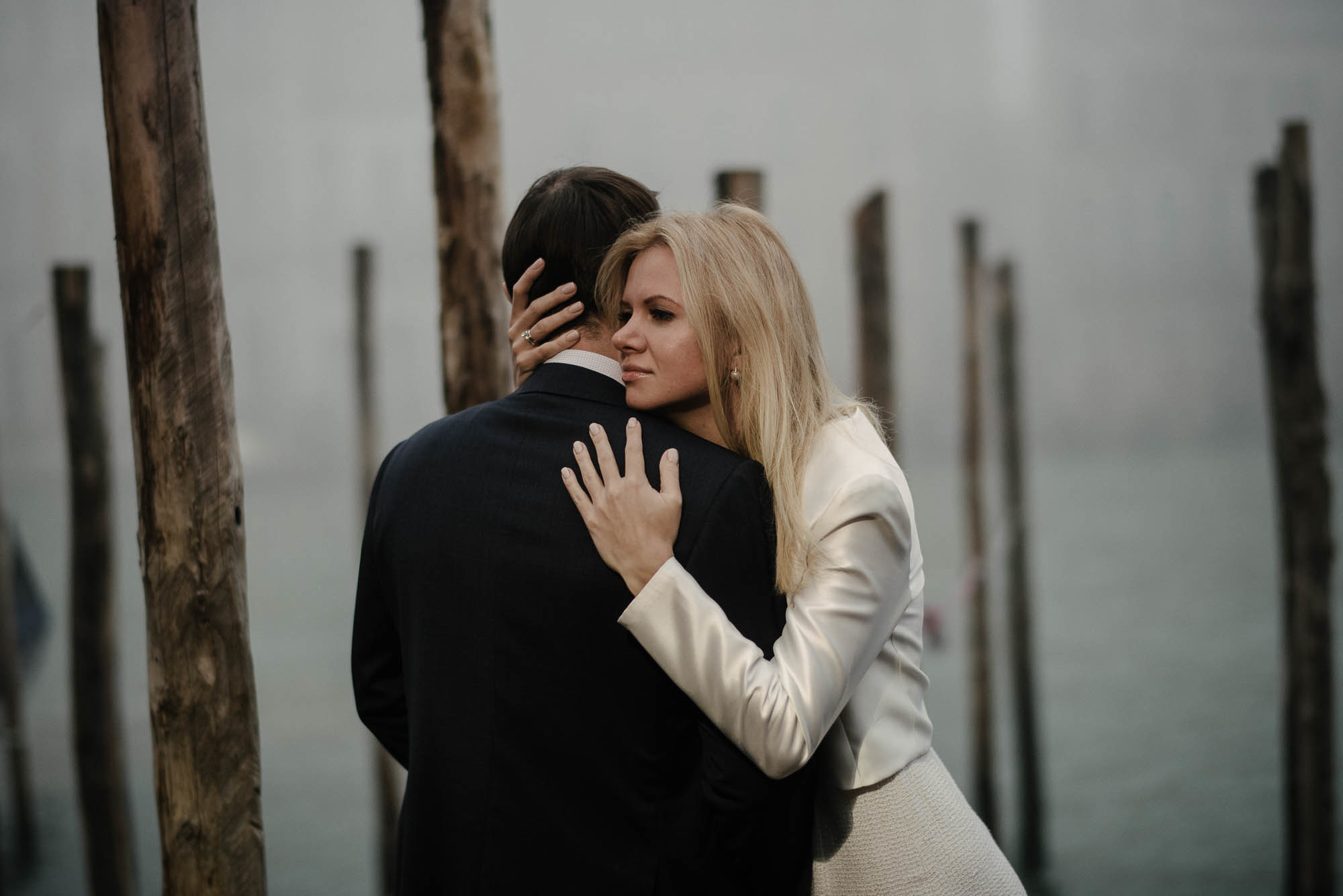 K+N|Servizio foto di matrimonio  in Venezia nella nebbia