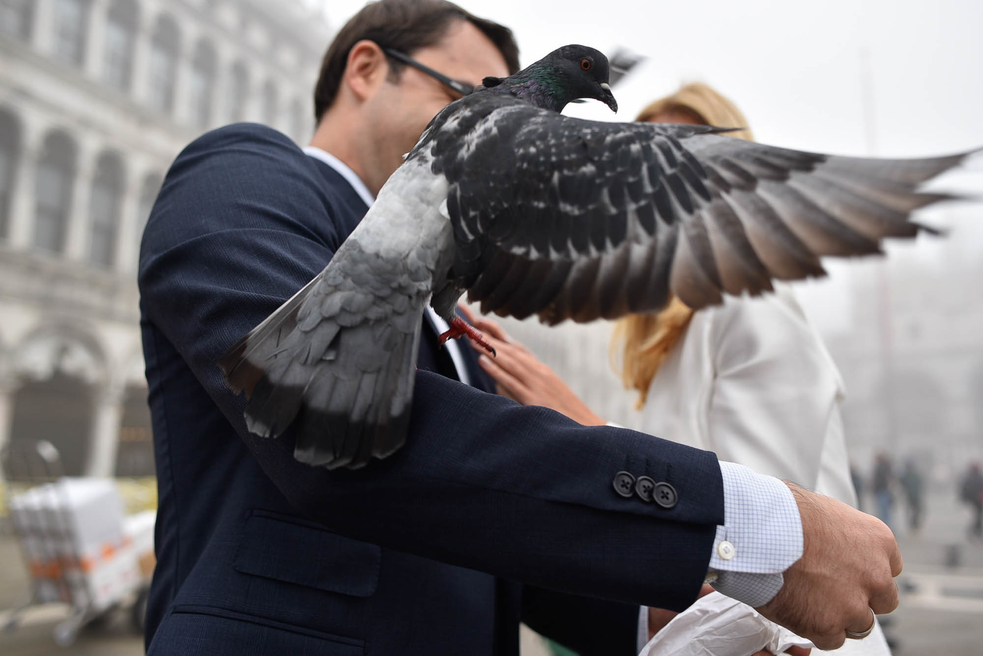 K+N|Servizio foto di matrimonio  in Venezia nella nebbia