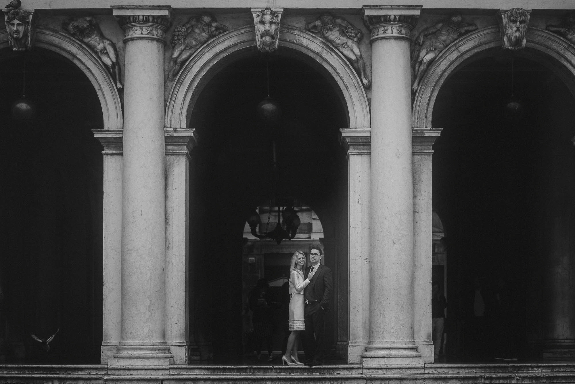 K+N|Servizio foto di matrimonio  in Venezia nella nebbia