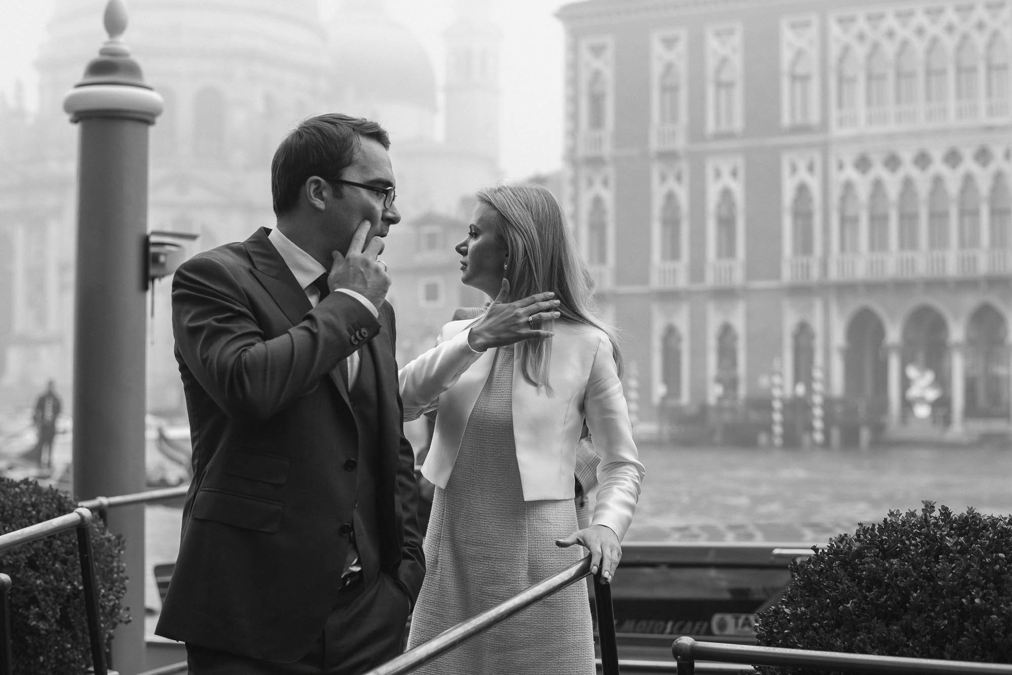 K+N|Servizio foto di matrimonio  in Venezia nella nebbia