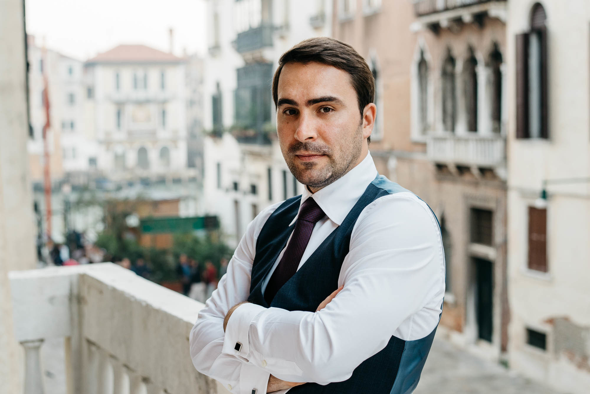 K+N|Servizio foto di matrimonio  in Venezia nella nebbia