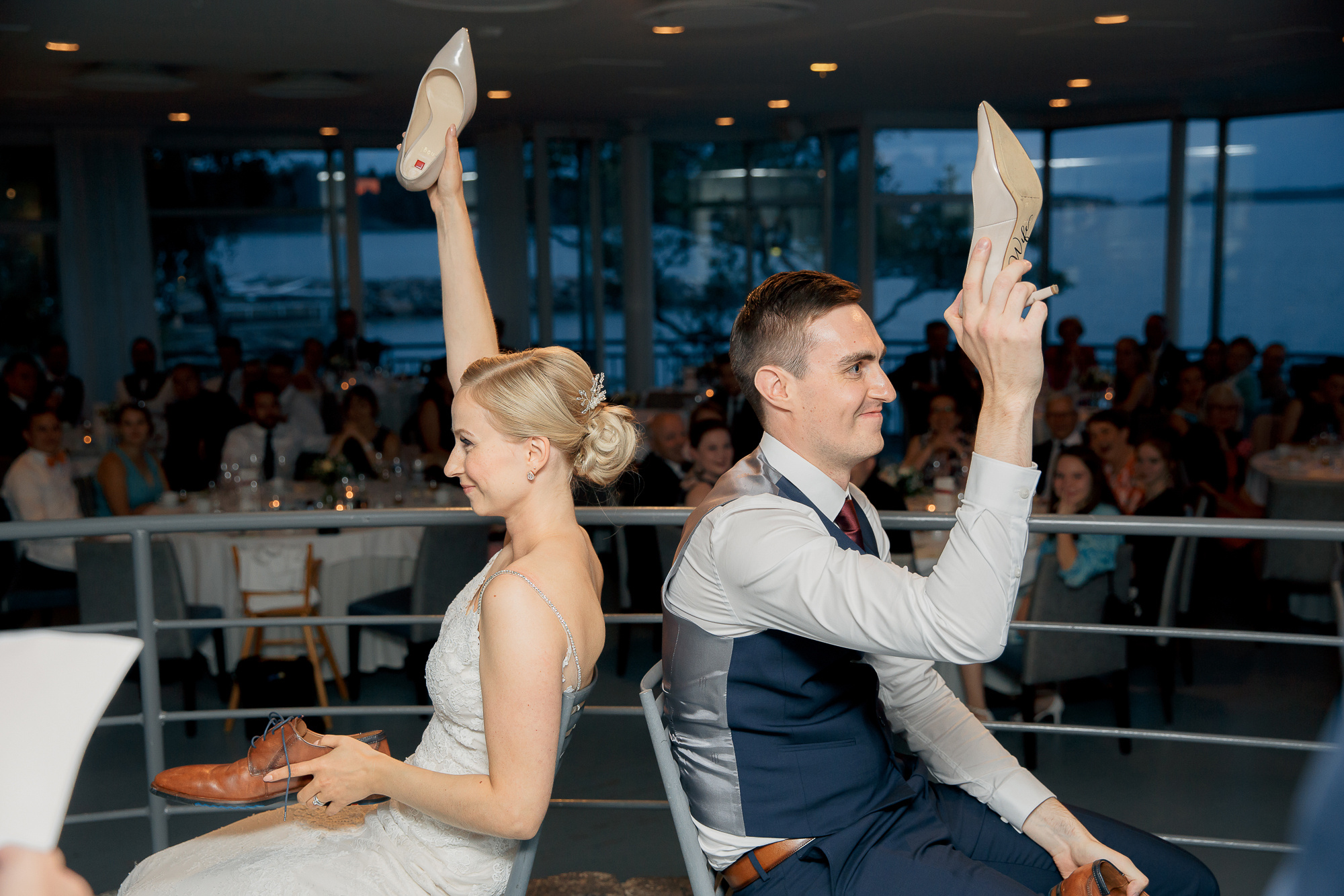 Riikan ja Laurin häät Kulosaaren kasinolla