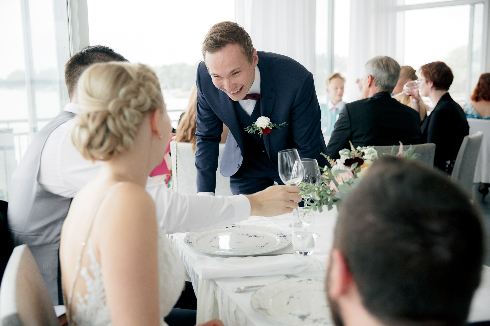 Riikan ja Laurin häät Kulosaaren kasinolla