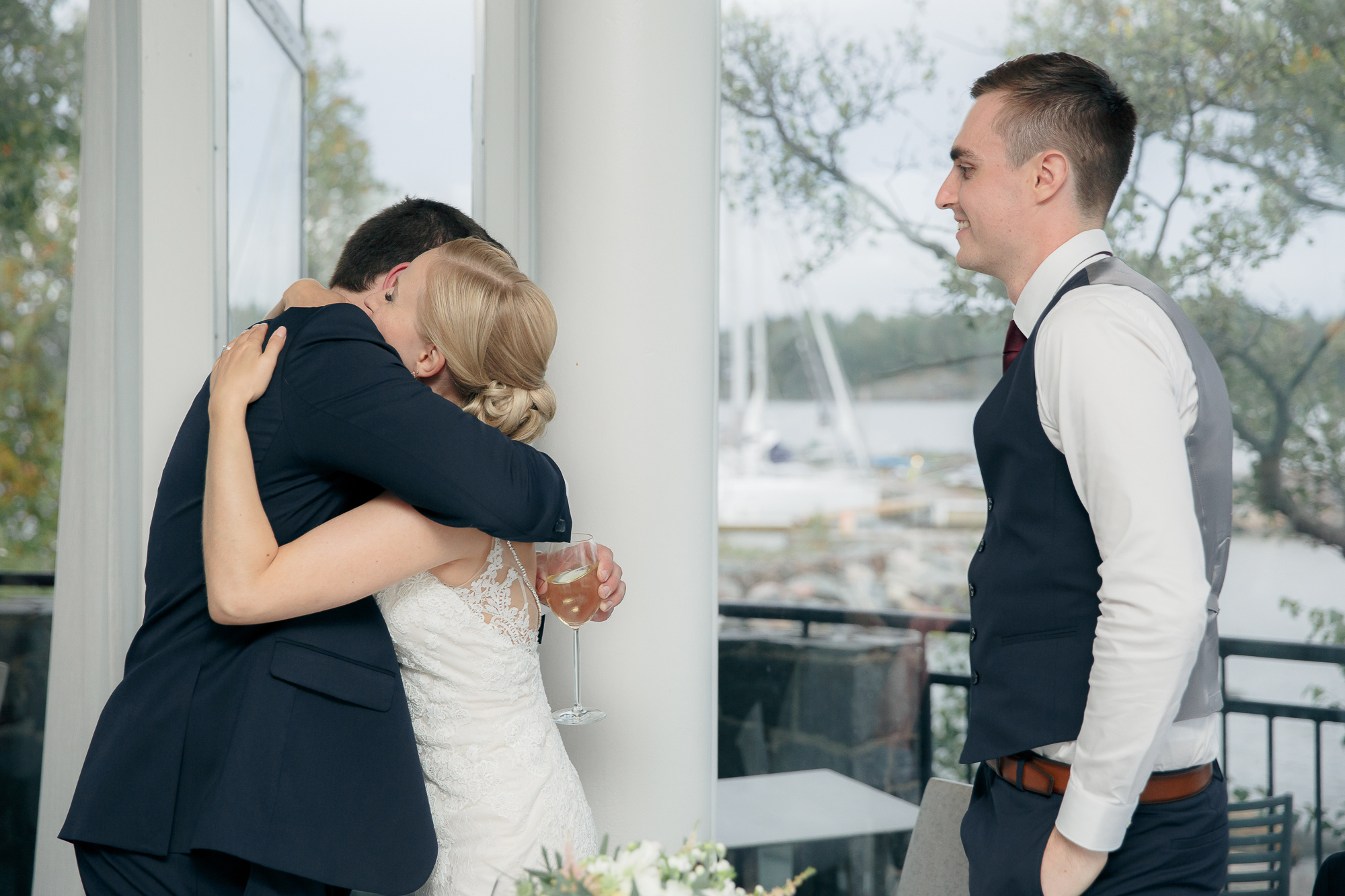 Riikan ja Laurin häät Kulosaaren kasinolla