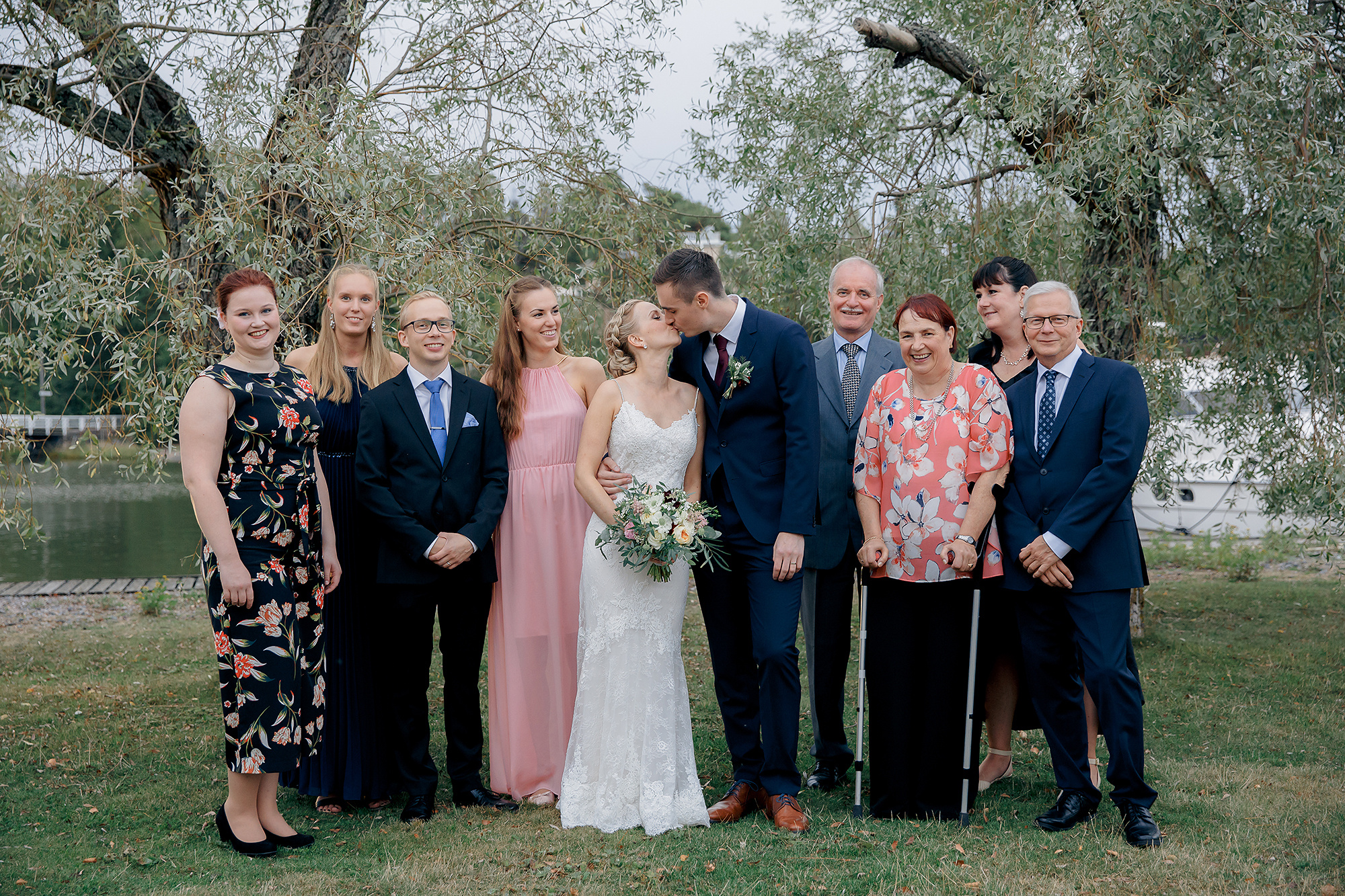 Riikan ja Laurin häät Kulosaaren kasinolla