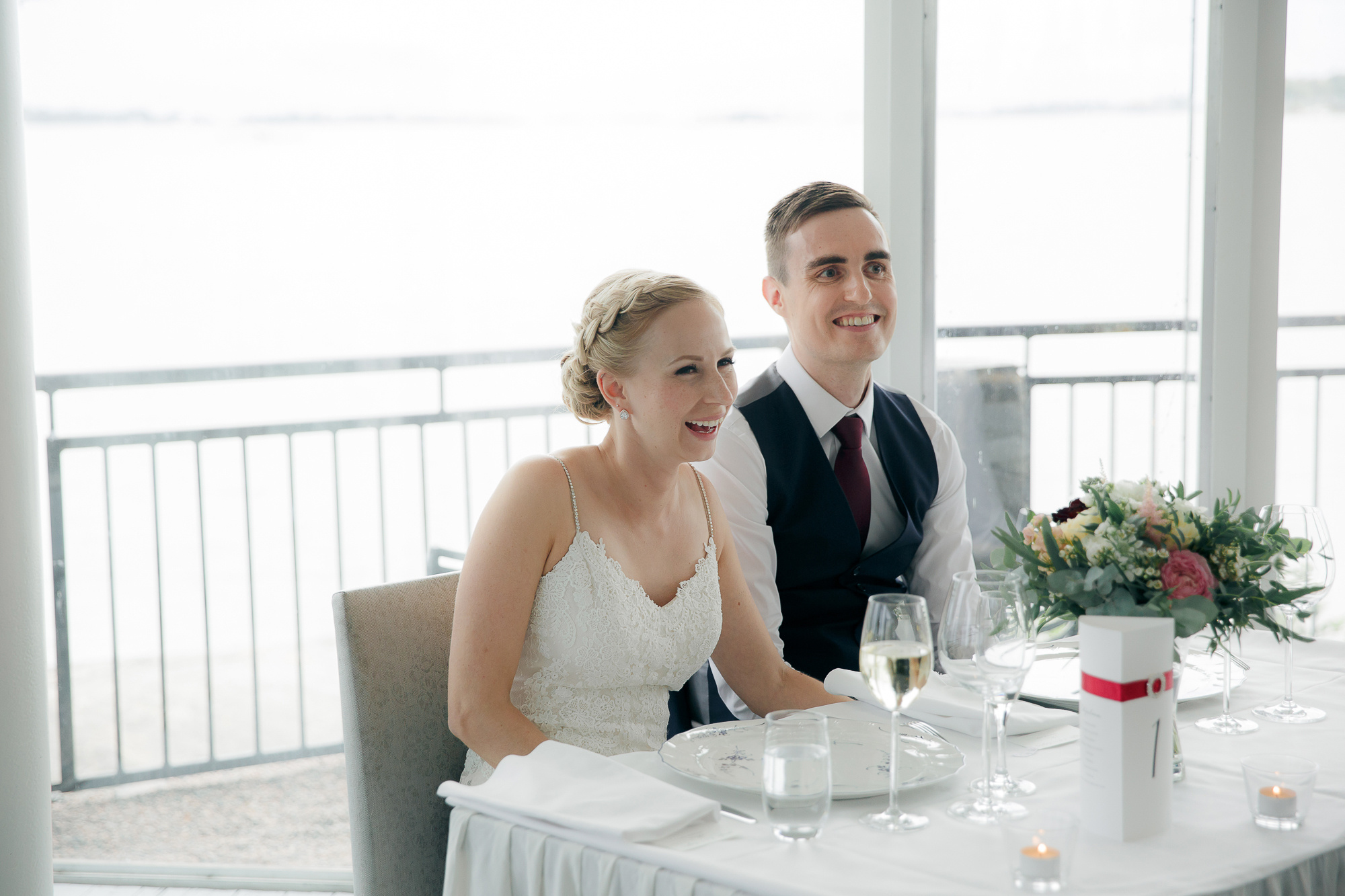 Riikan ja Laurin häät Kulosaaren kasinolla