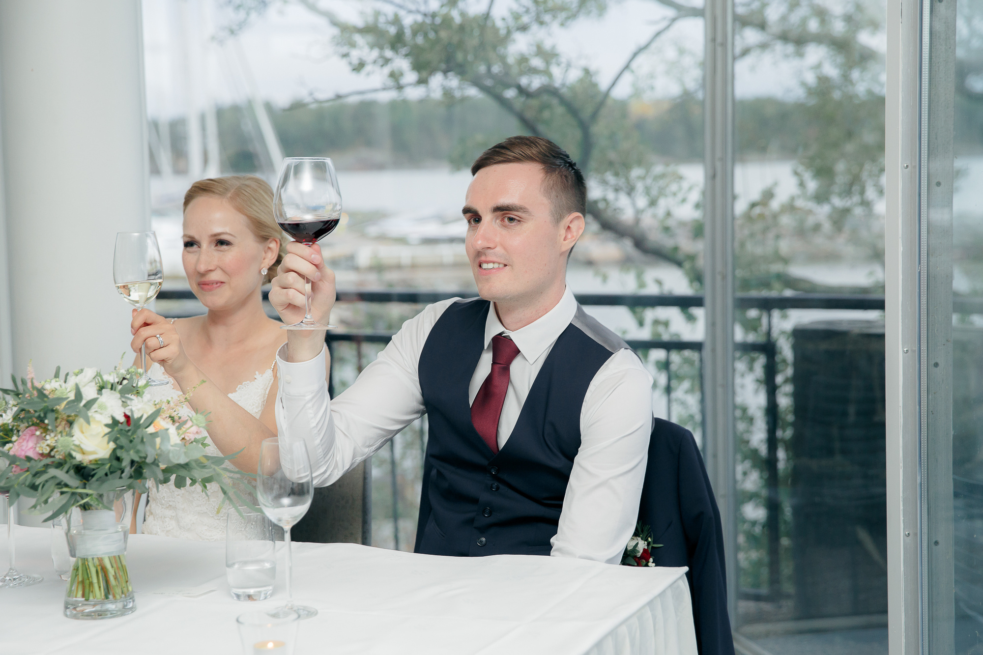 Riikan ja Laurin häät Kulosaaren kasinolla