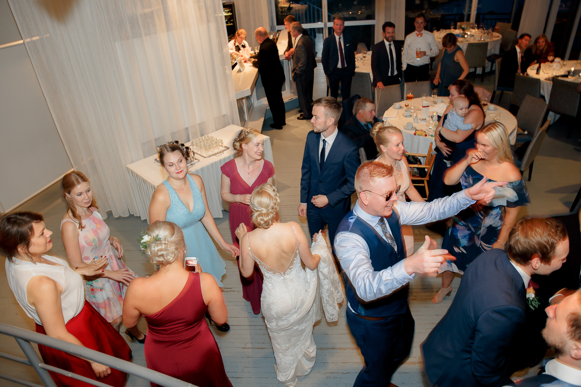 Riikan ja Laurin häät Kulosaaren kasinolla