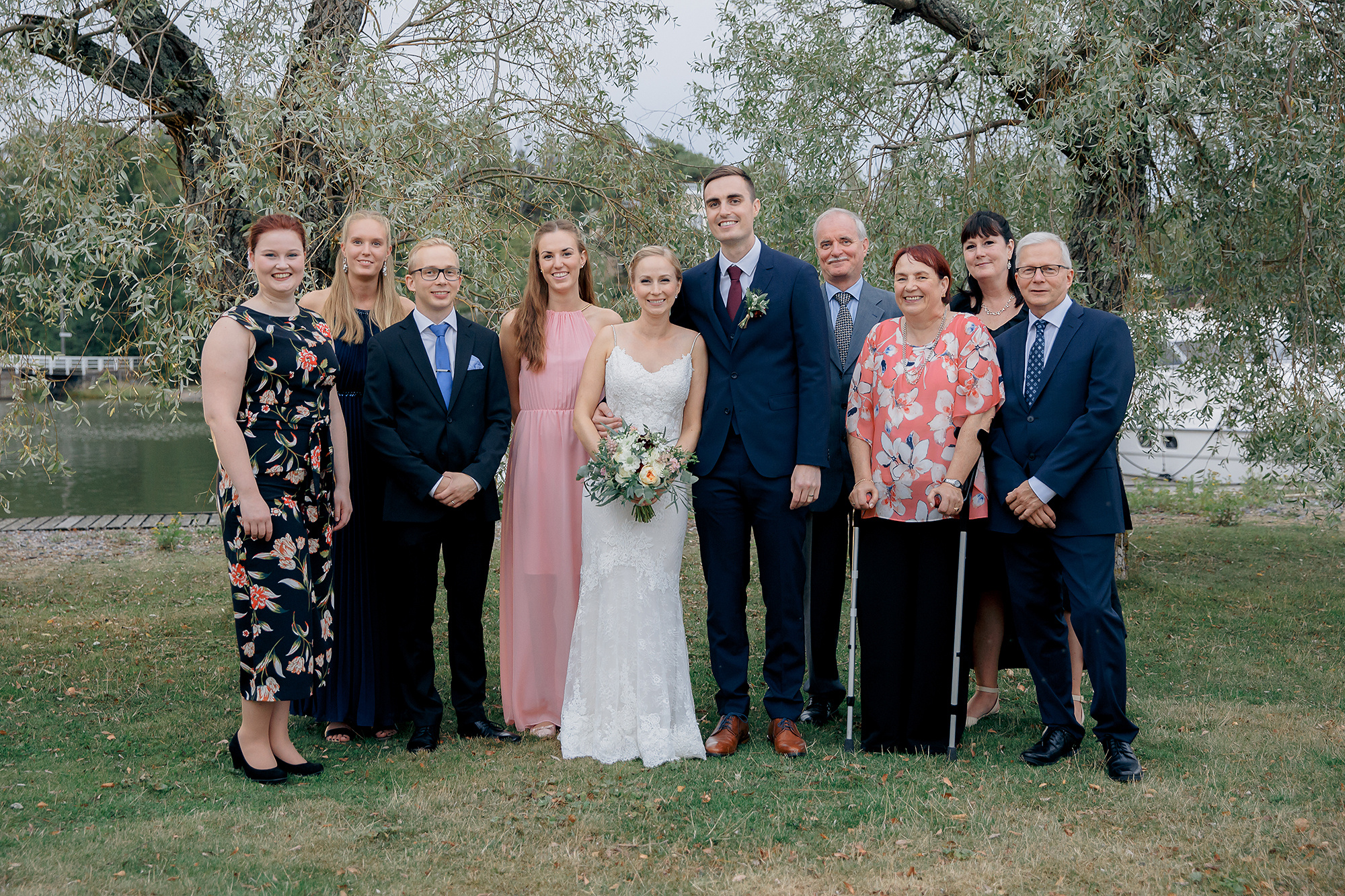 Riikan ja Laurin häät Kulosaaren kasinolla