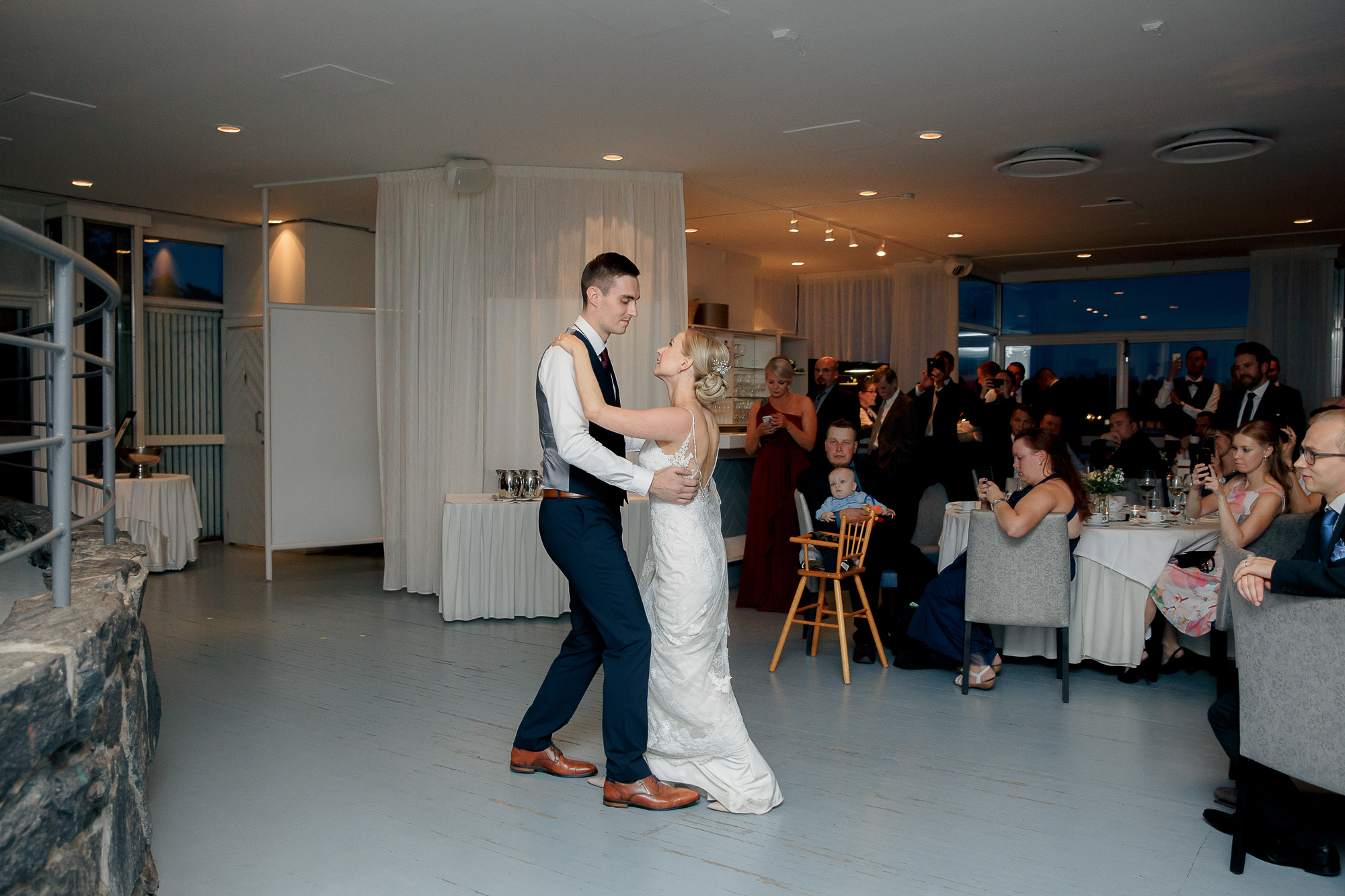 Riikan ja Laurin häät Kulosaaren kasinolla